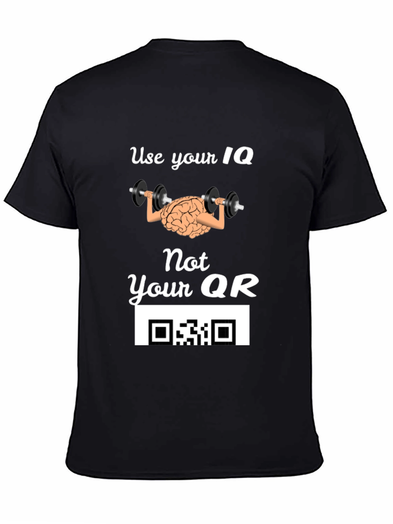 Use Your IQ Funny Graphic T-Shirt