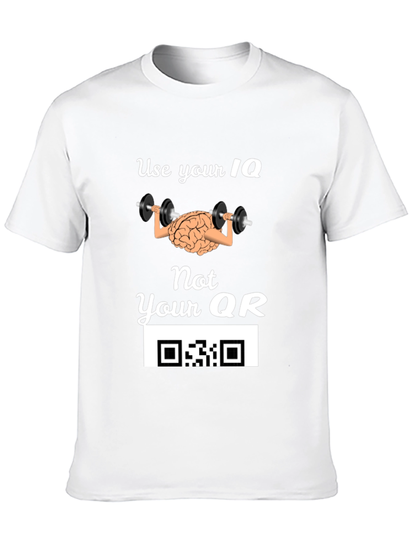 Use Your IQ Funny Graphic T-Shirt