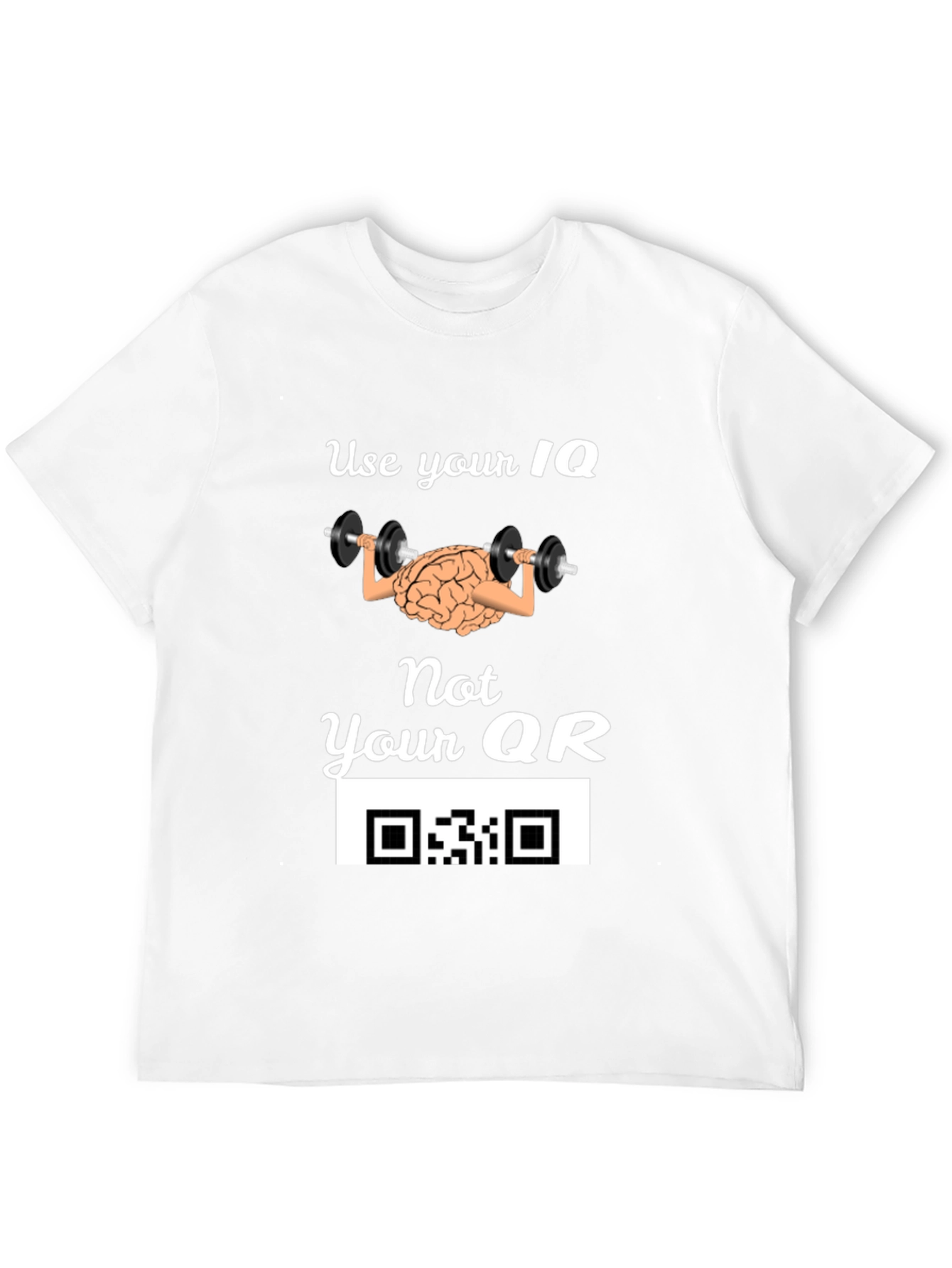 Use Your IQ Funny Graphic T-Shirt