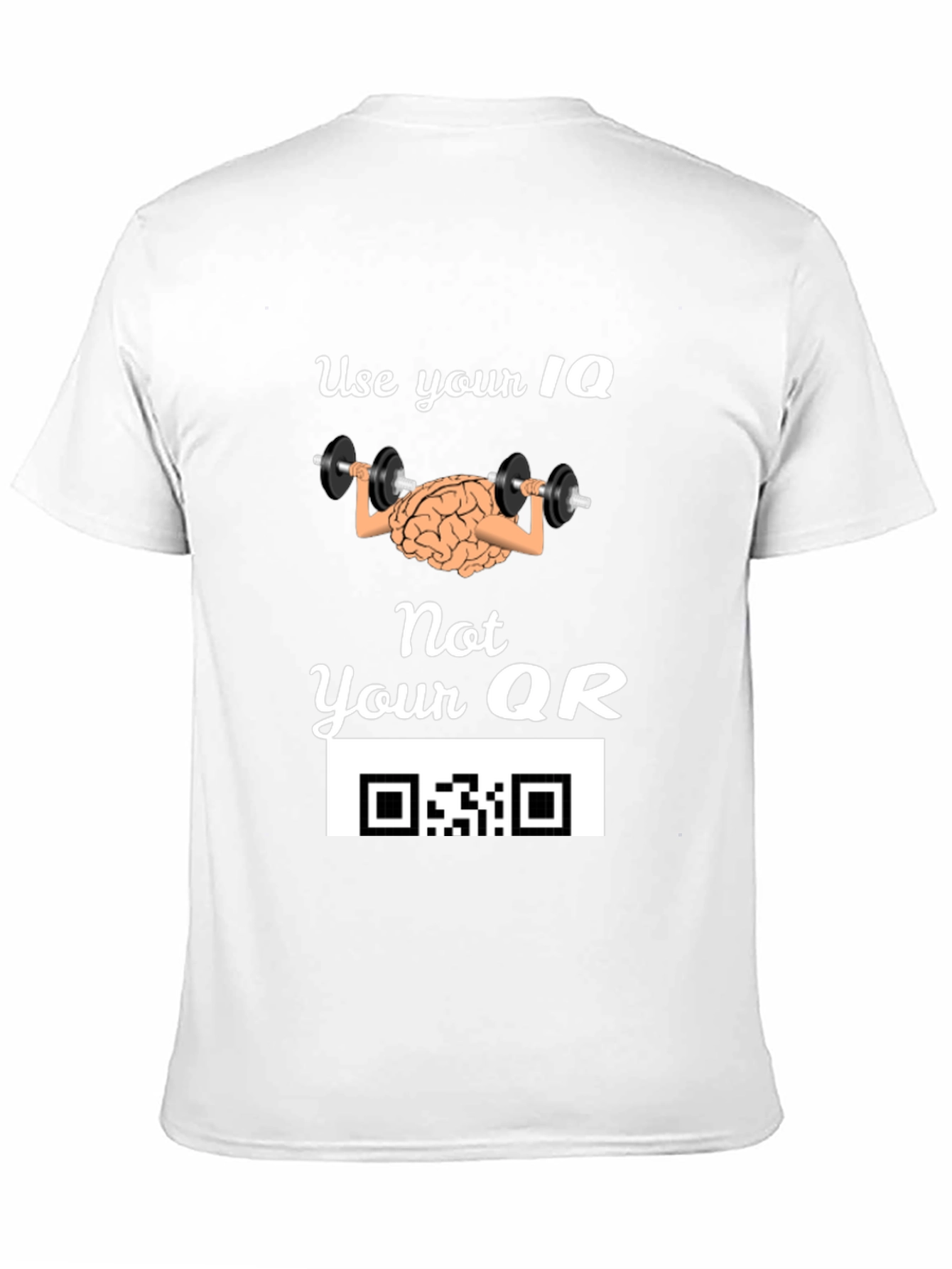 Use Your IQ Funny Graphic T-Shirt