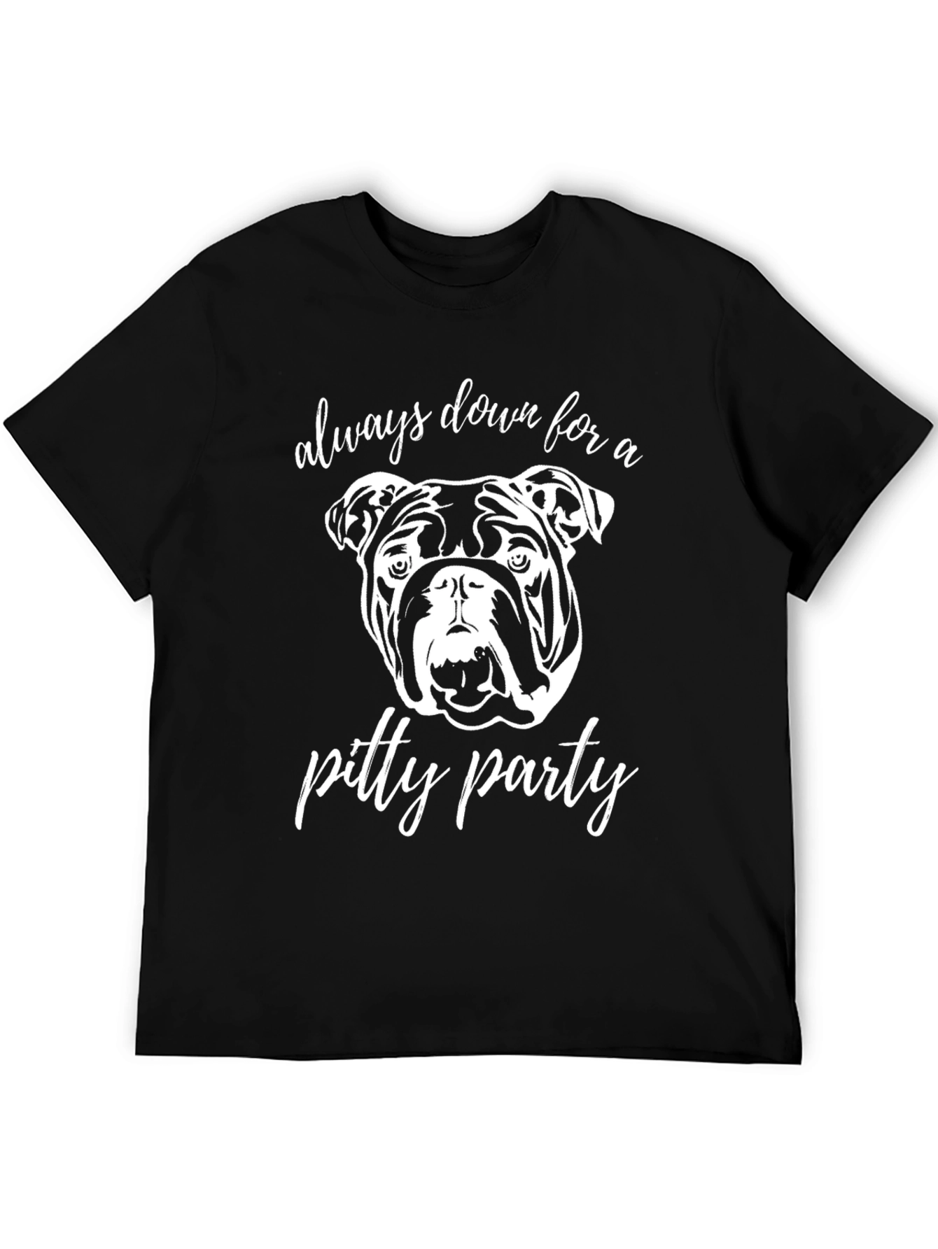 Pitty Party Dog Graphic Tee - Always Down