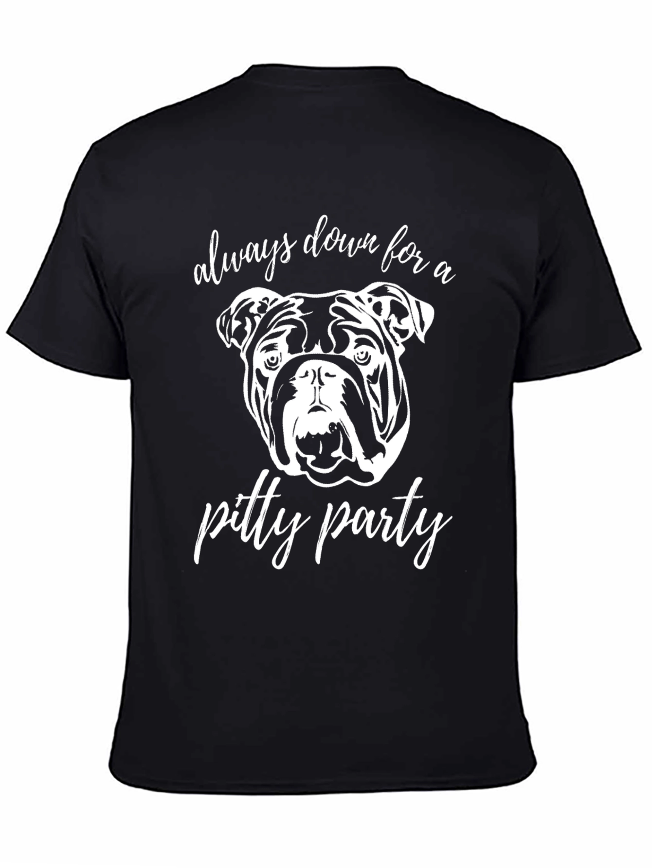 Pitty Party Dog Graphic Tee - Always Down