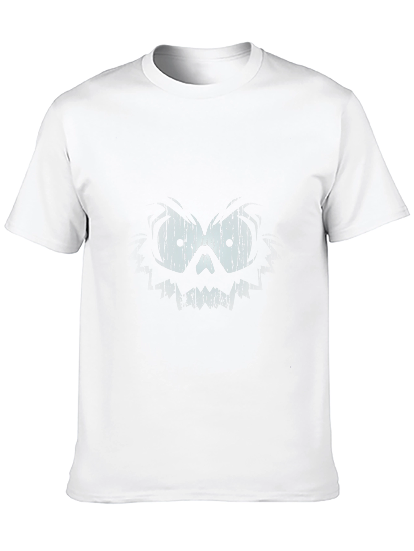 Mens Black T-Shirt with Skull Graphic