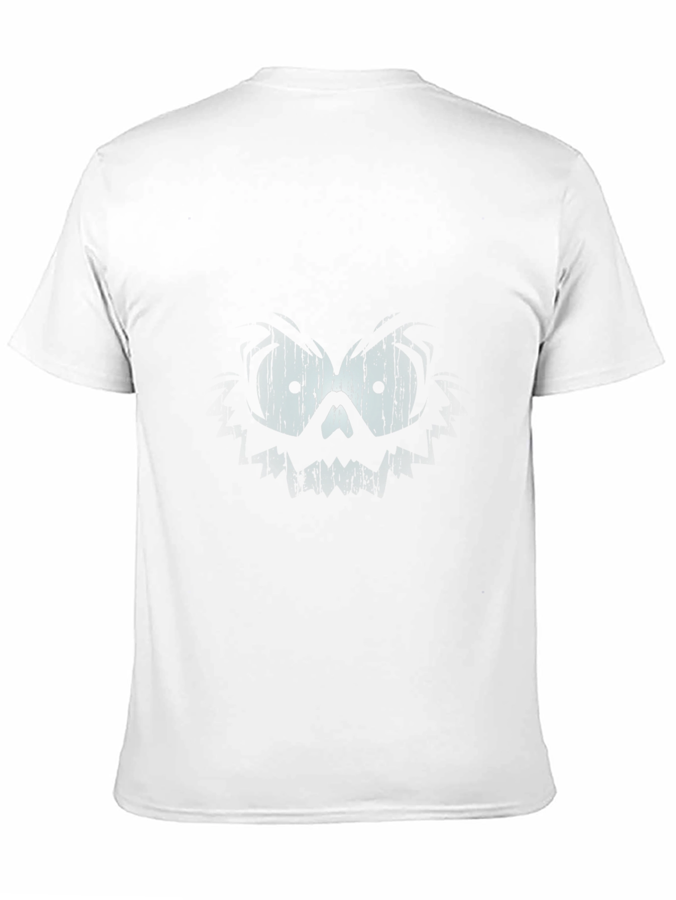 Mens Black T-Shirt with Skull Graphic