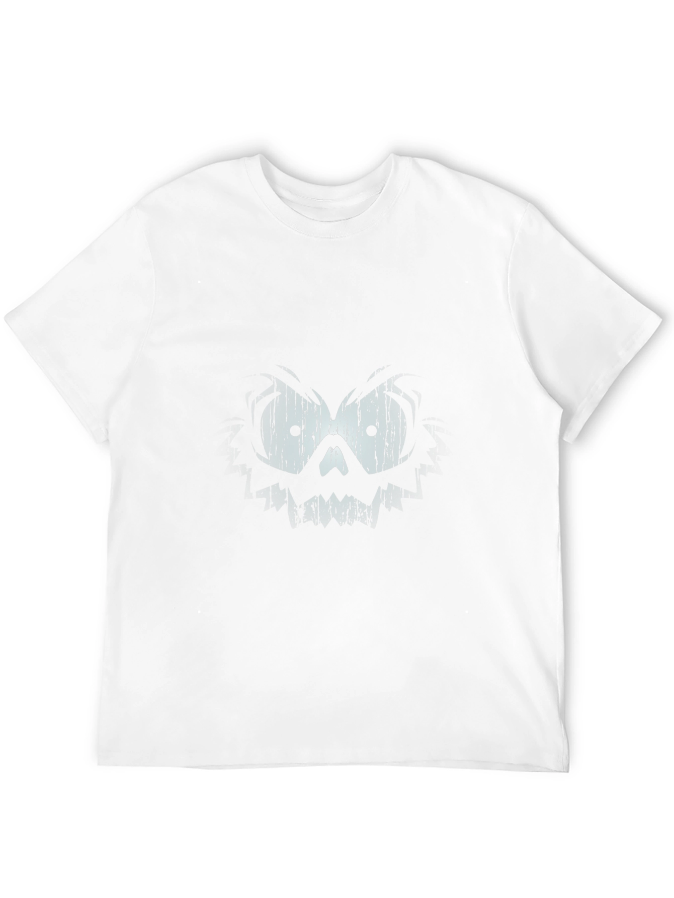Mens Black T-Shirt with Skull Graphic