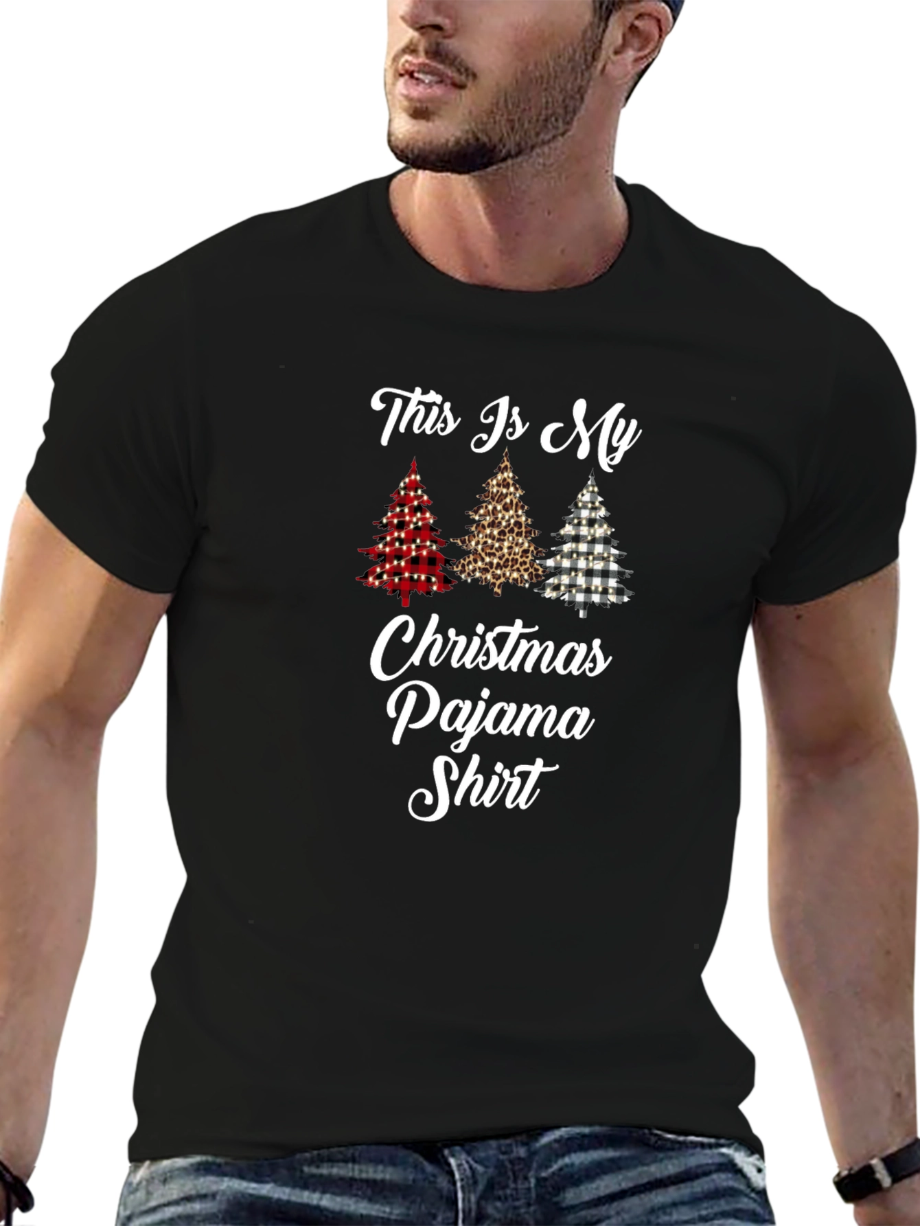 Christmas Pajama Shirt Holiday Tee