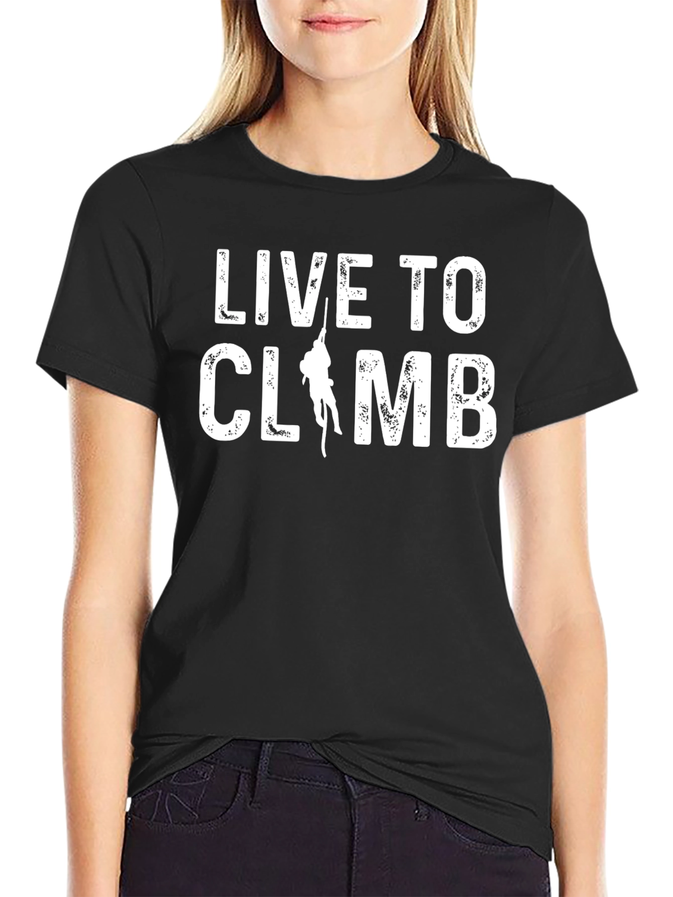Live to Climb Graphic T-Shirt - Rock Climbing Tee