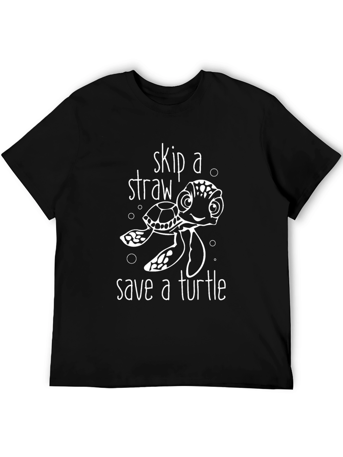 Save a Turtle Graphic T-Shirt - Black