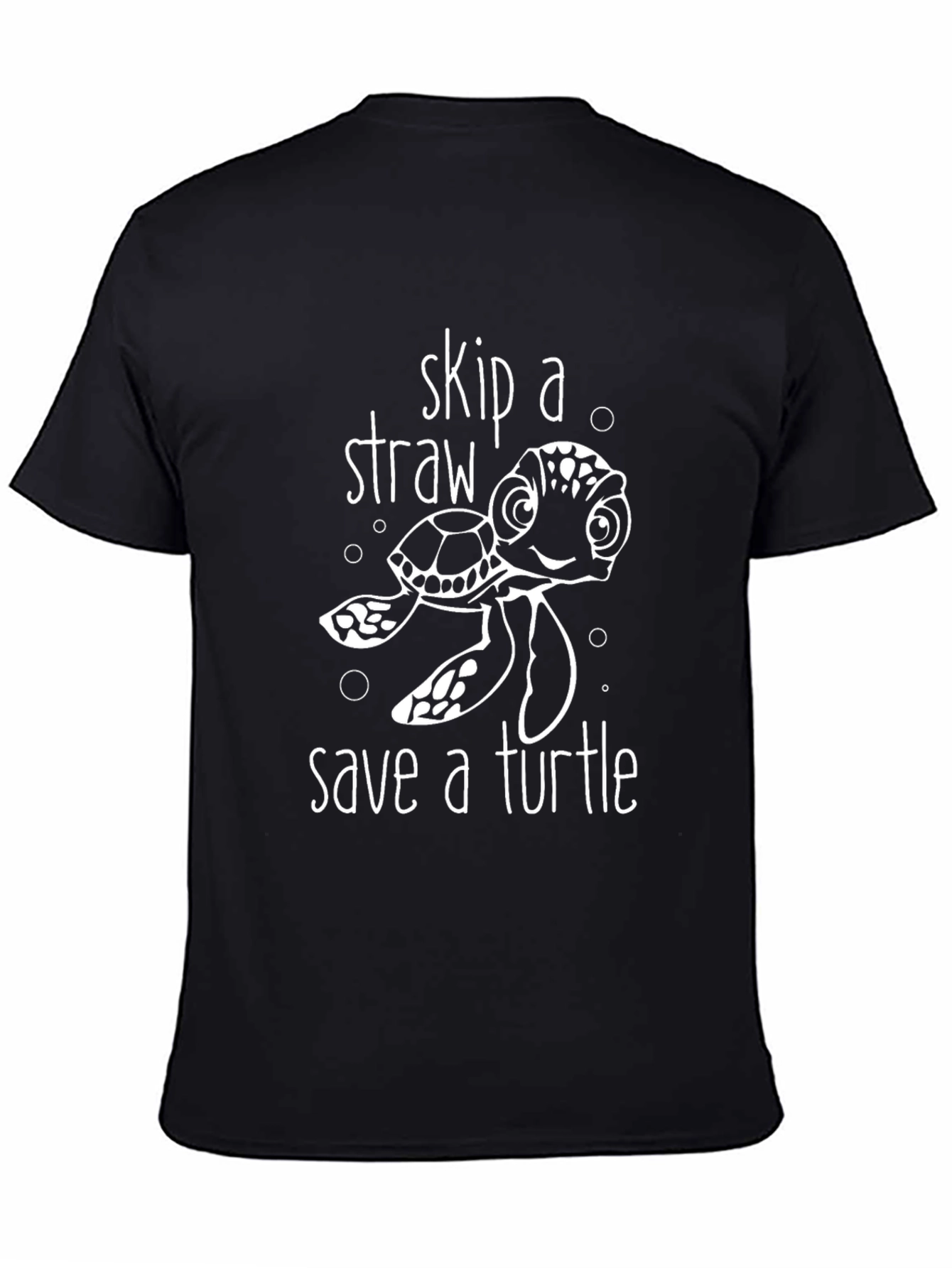 Save a Turtle Graphic T-Shirt - Black