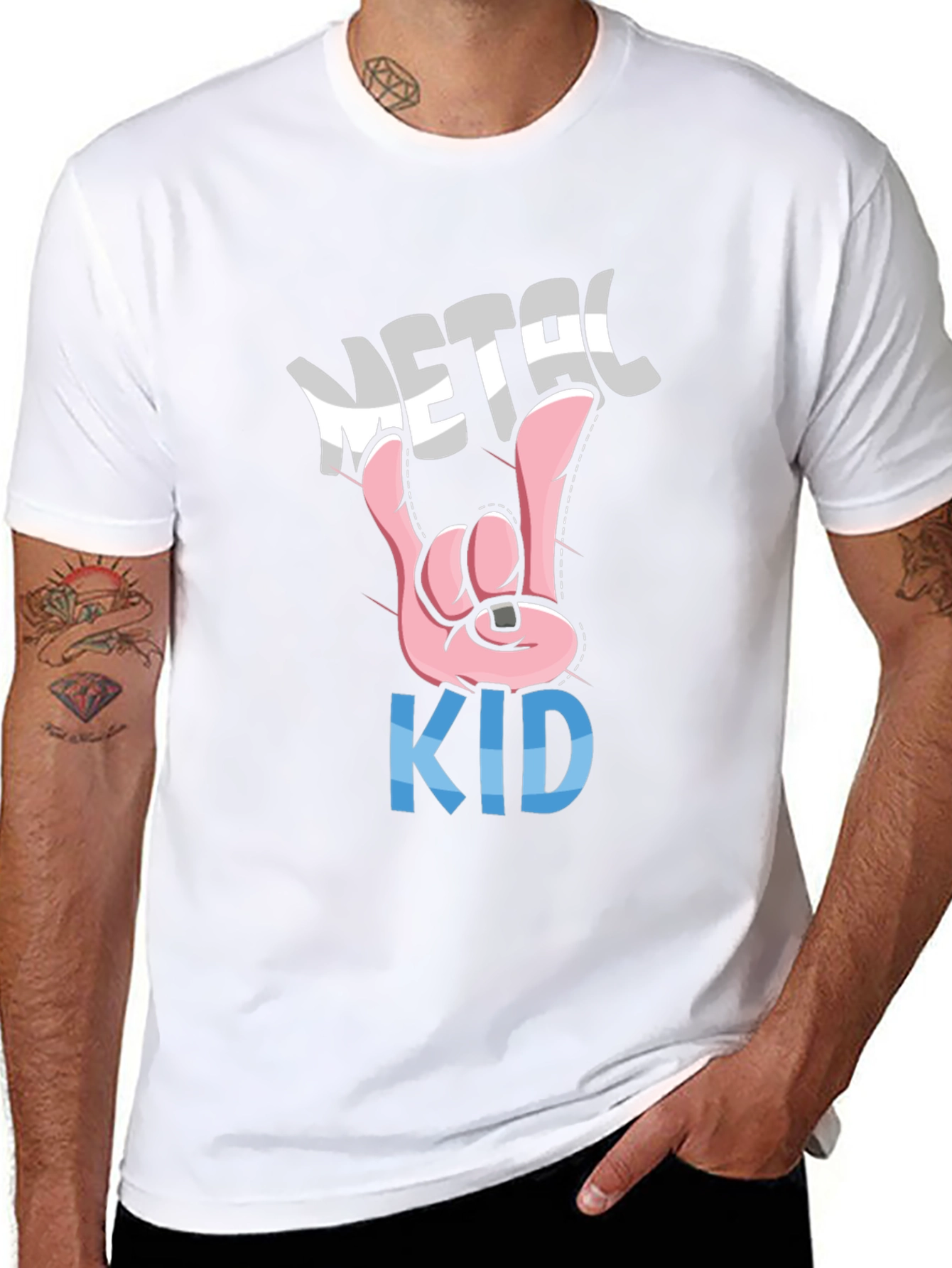 Metal Kid Graphic T-Shirt - Rock On!