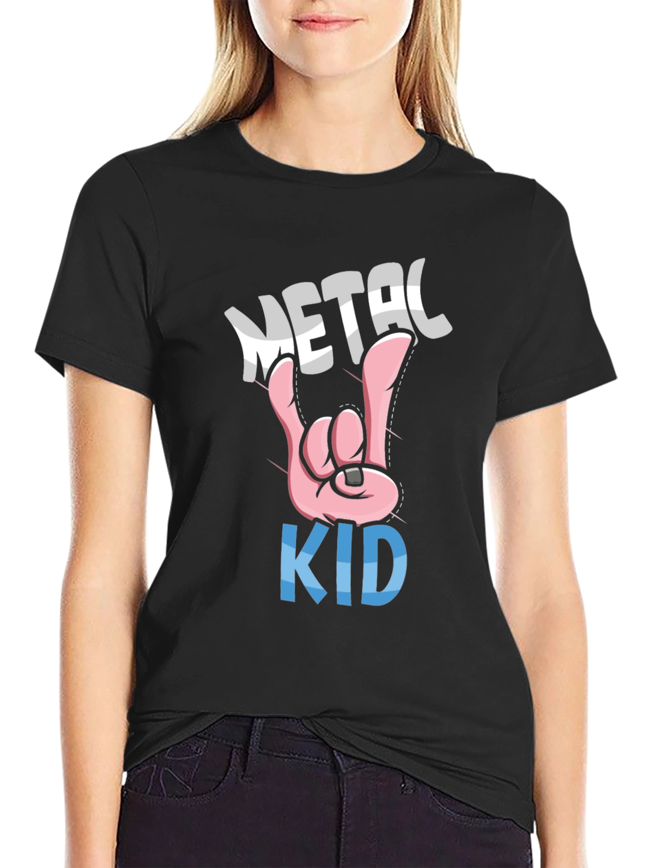 Metal Kid Graphic T-Shirt - Rock On!