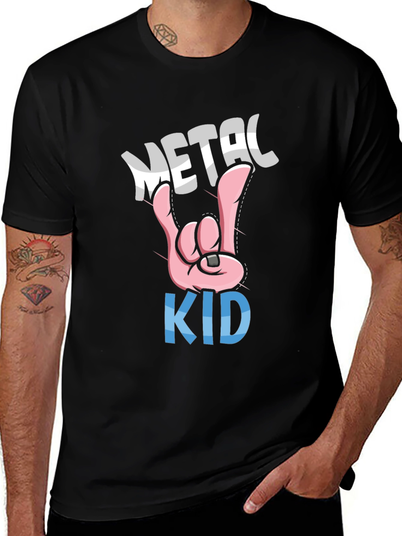 Metal Kid Graphic T-Shirt - Rock On!
