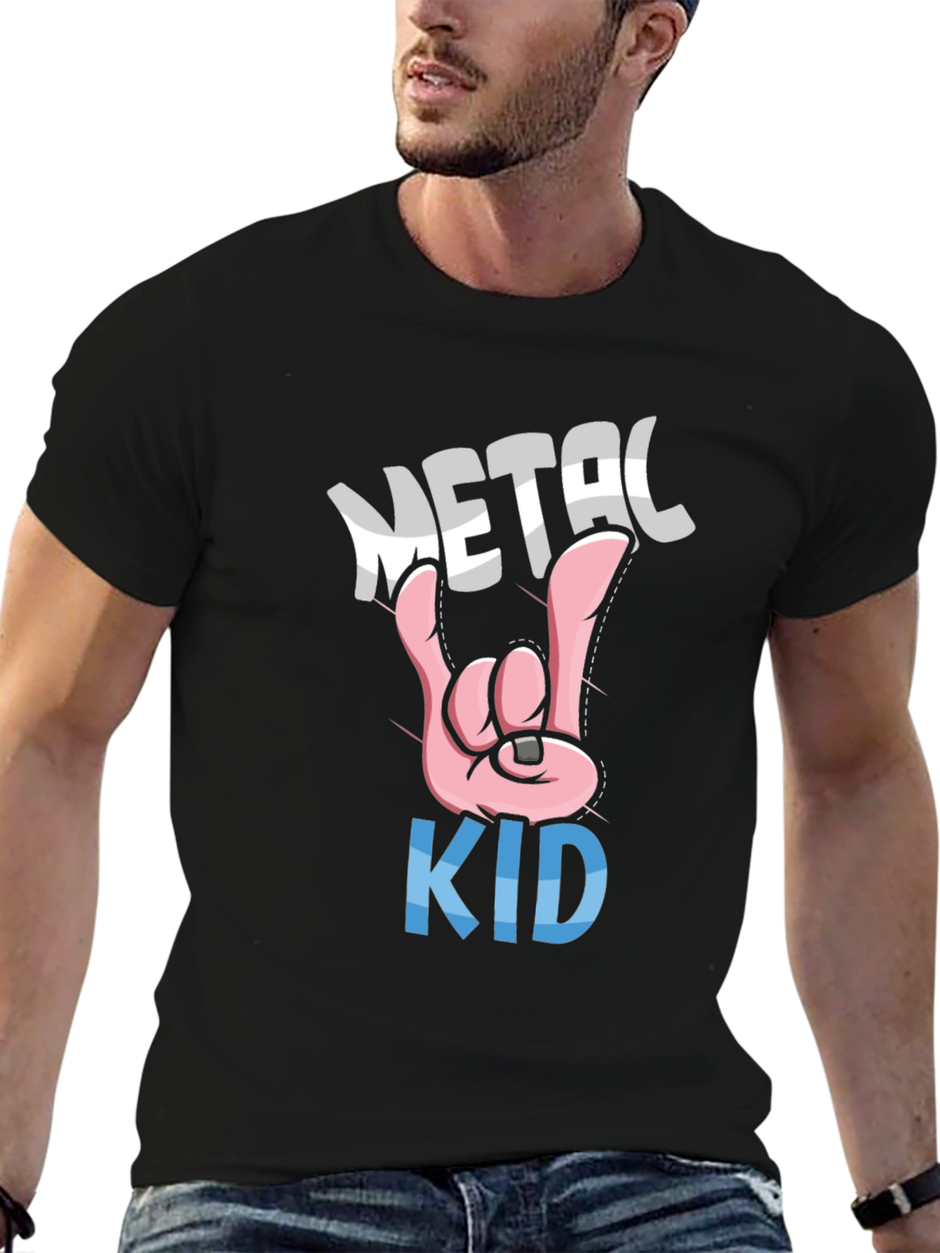 Metal Kid Graphic T-Shirt - Rock On!