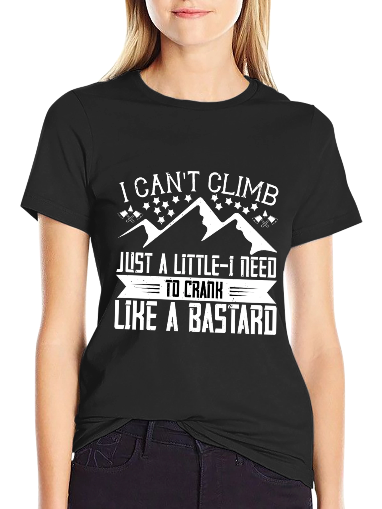 I Cant Climb T-Shirt Funny Climbing Shirt