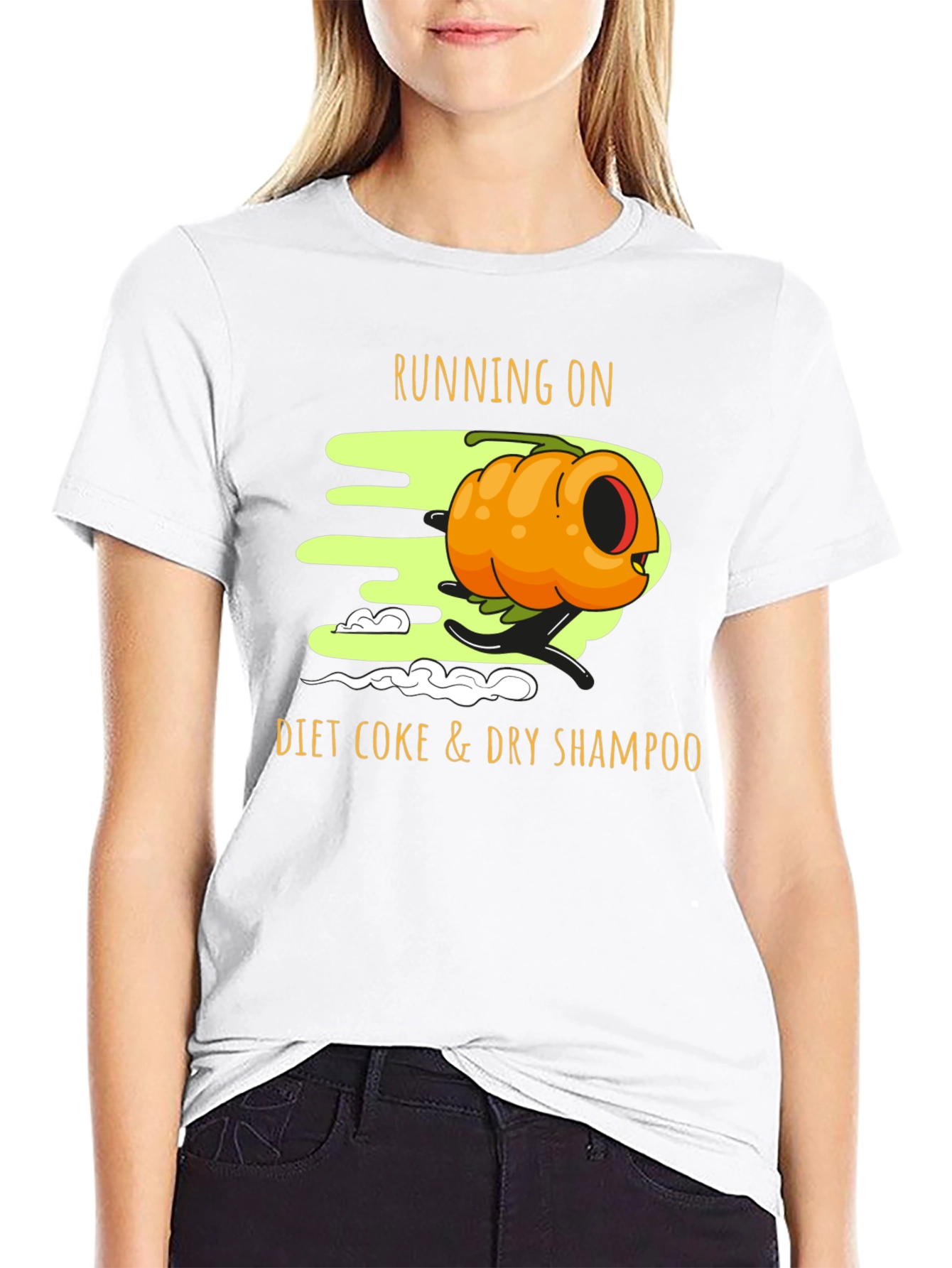 Running on Diet Coke & Dry Shampoo Graphic Tee