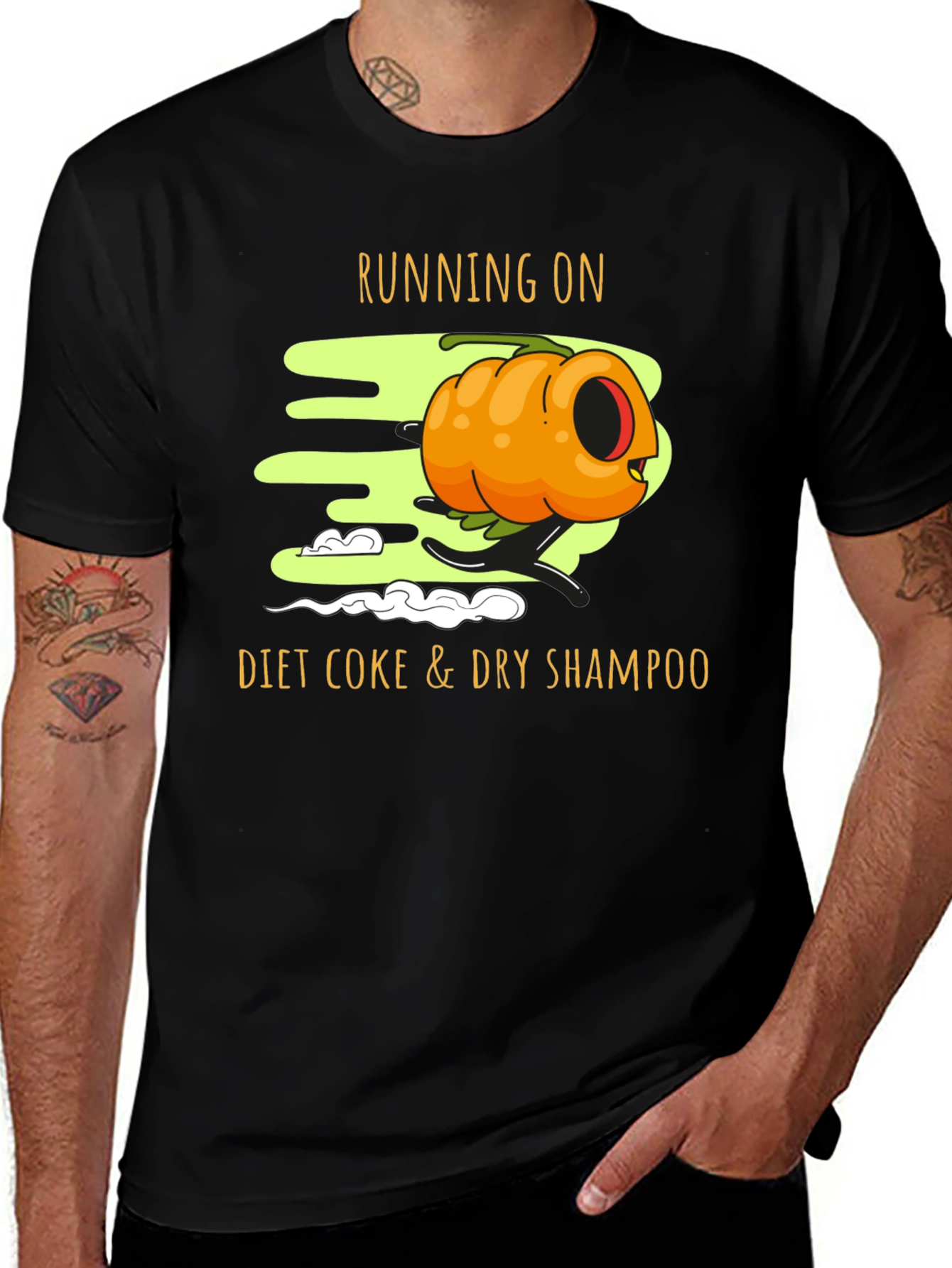 Running on Diet Coke & Dry Shampoo Graphic Tee