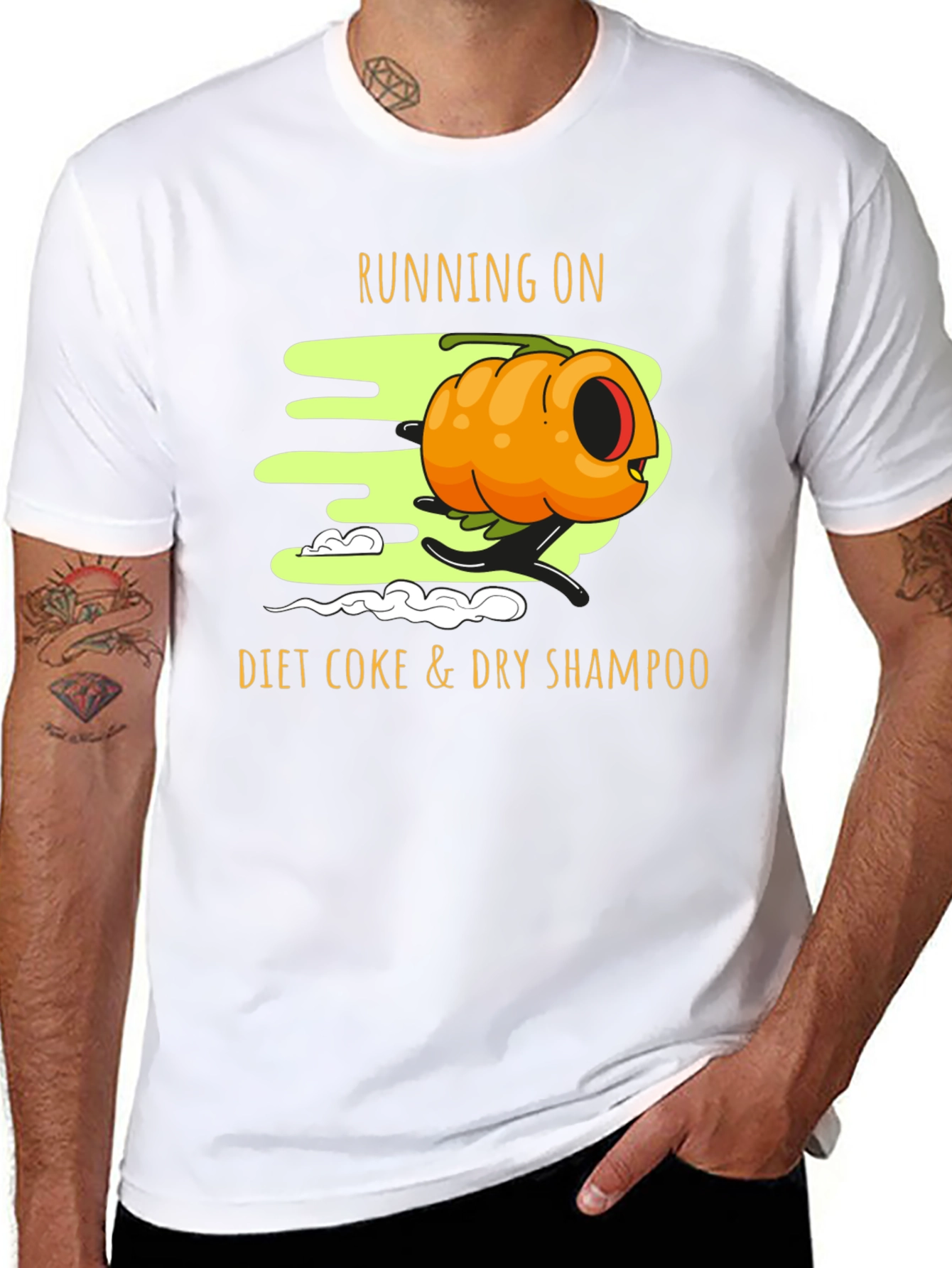 Running on Diet Coke & Dry Shampoo Graphic Tee
