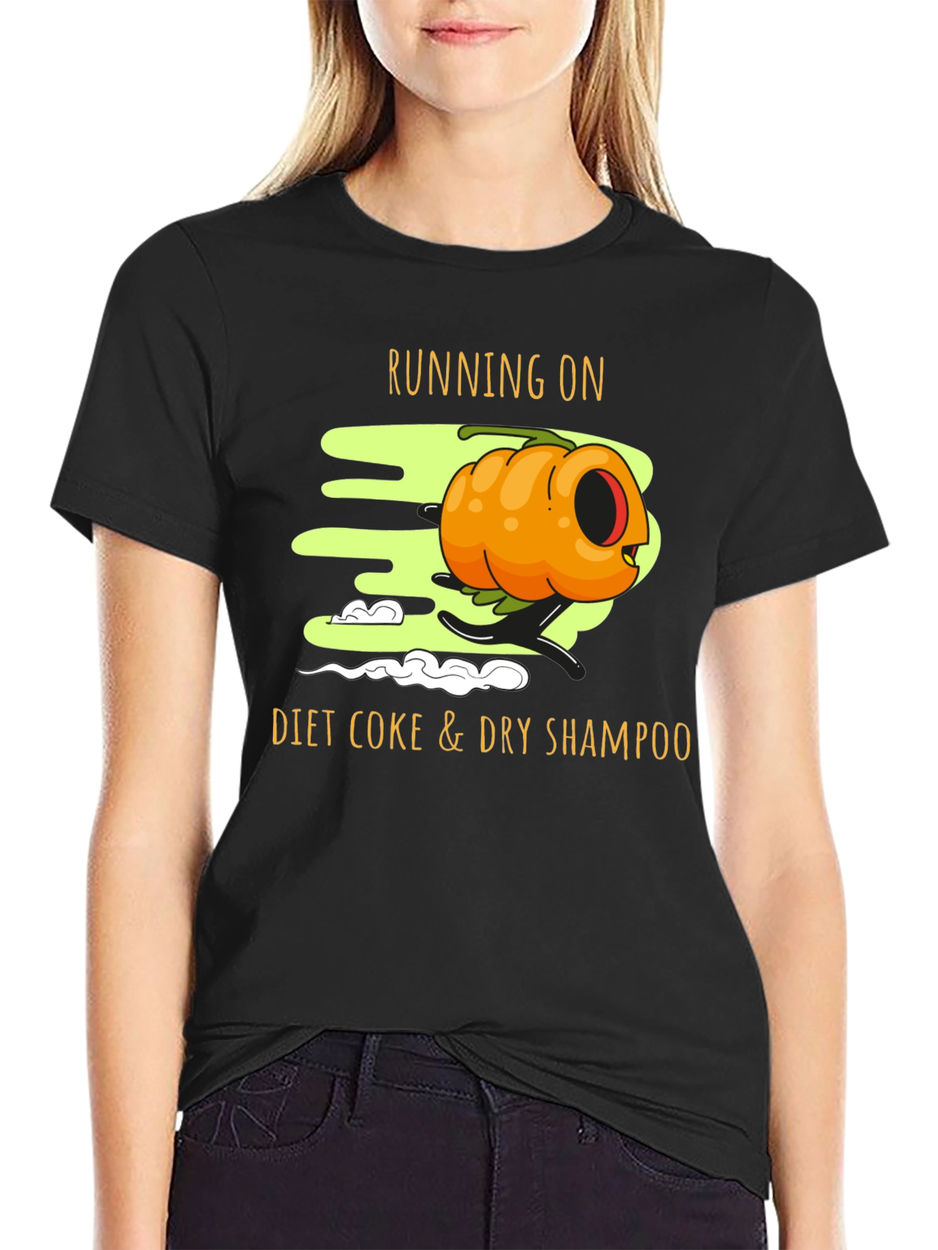 Running on Diet Coke & Dry Shampoo Graphic Tee
