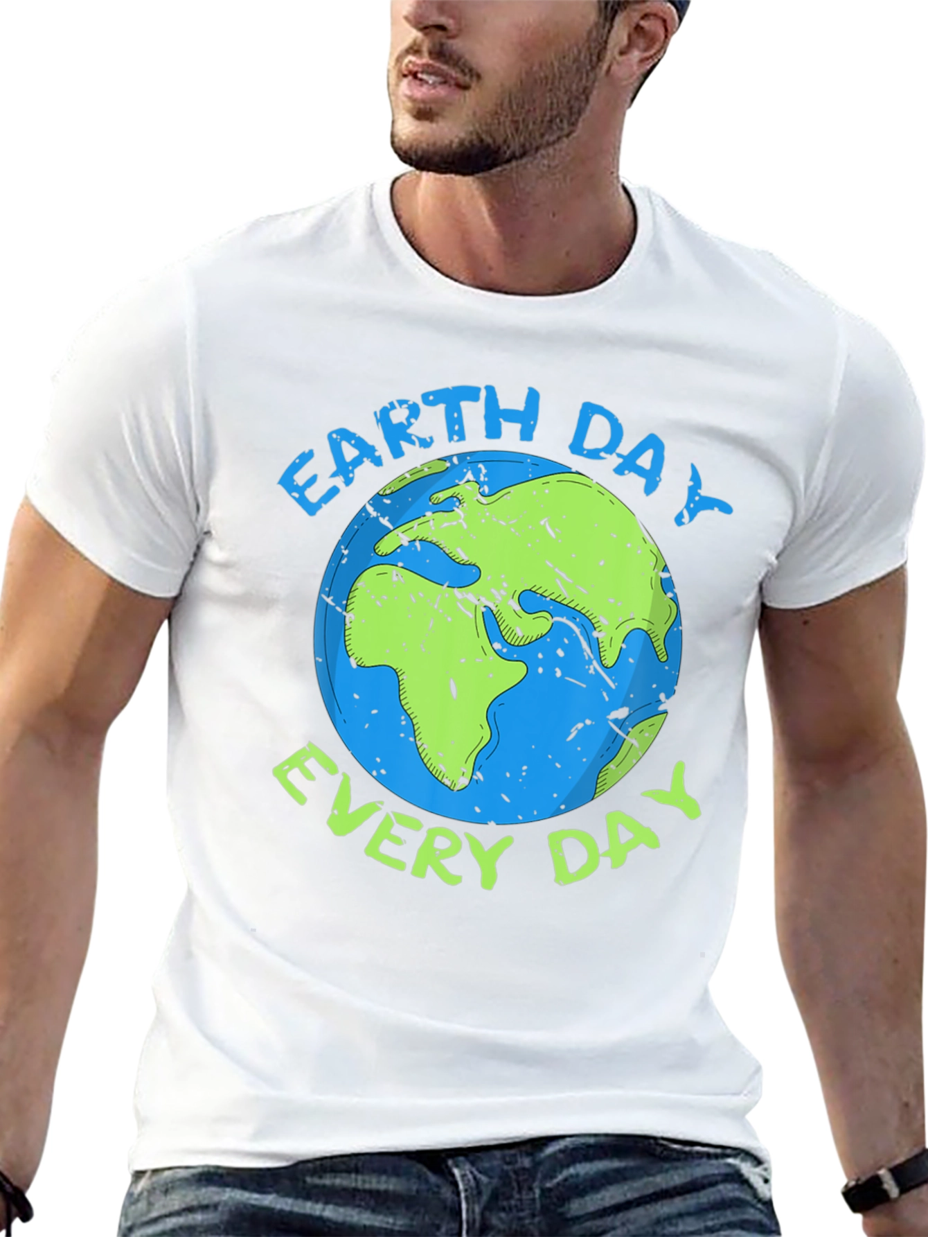 Earth Day Everyday Graphic T-Shirt - Black