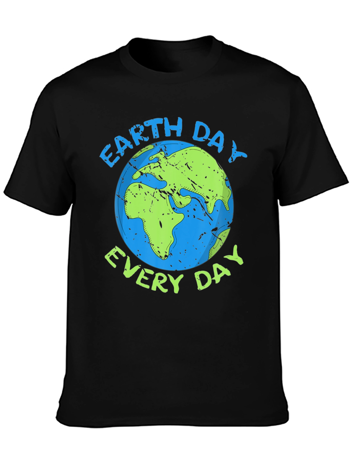 Earth Day Everyday Graphic T-Shirt - Black