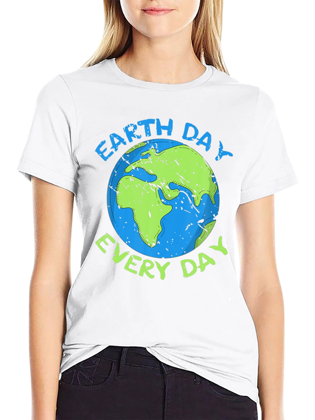 Earth Day Everyday Graphic T-Shirt - Black