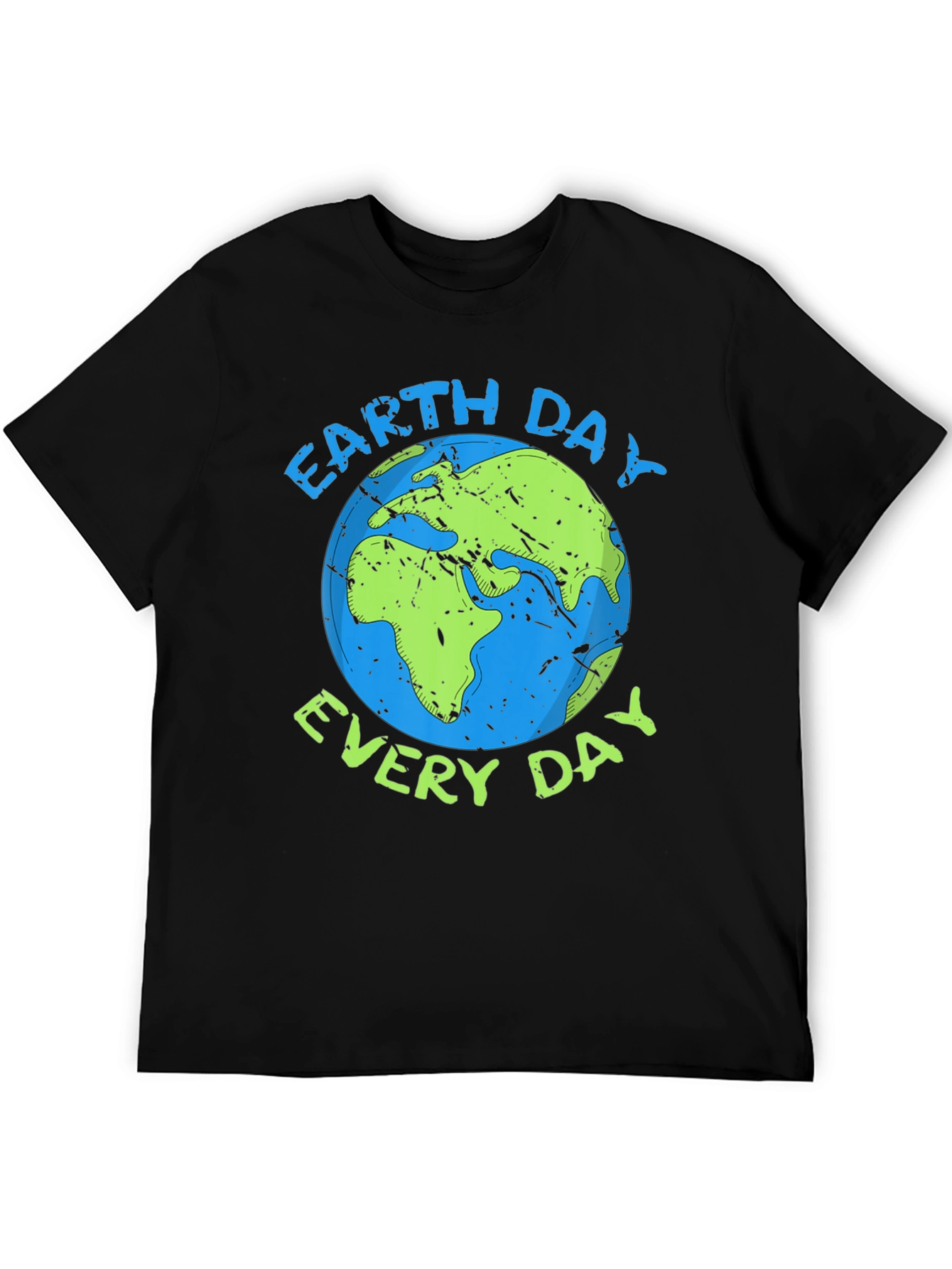 Earth Day Everyday Graphic T-Shirt - Black
