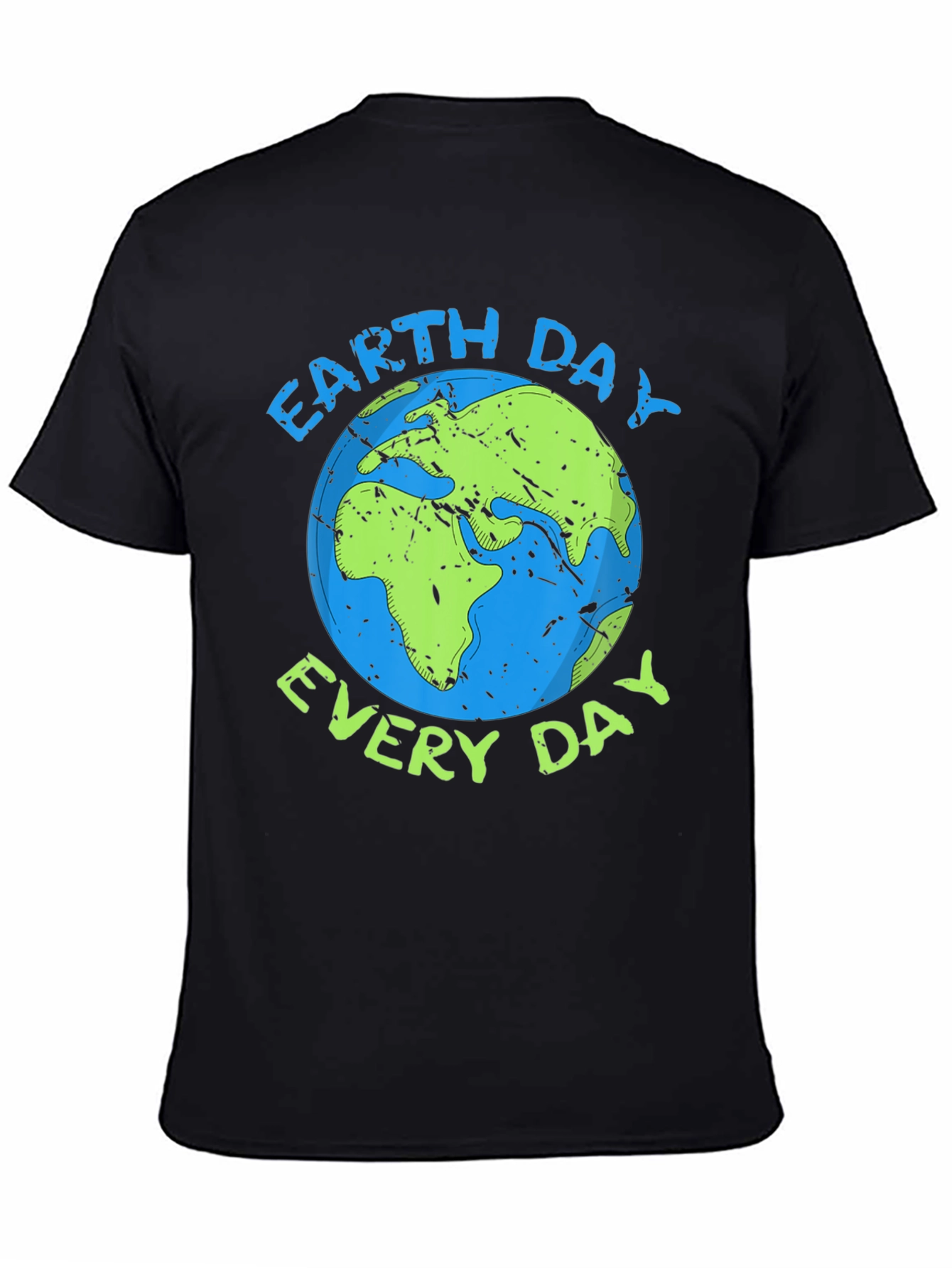 Earth Day Everyday Graphic T-Shirt - Black
