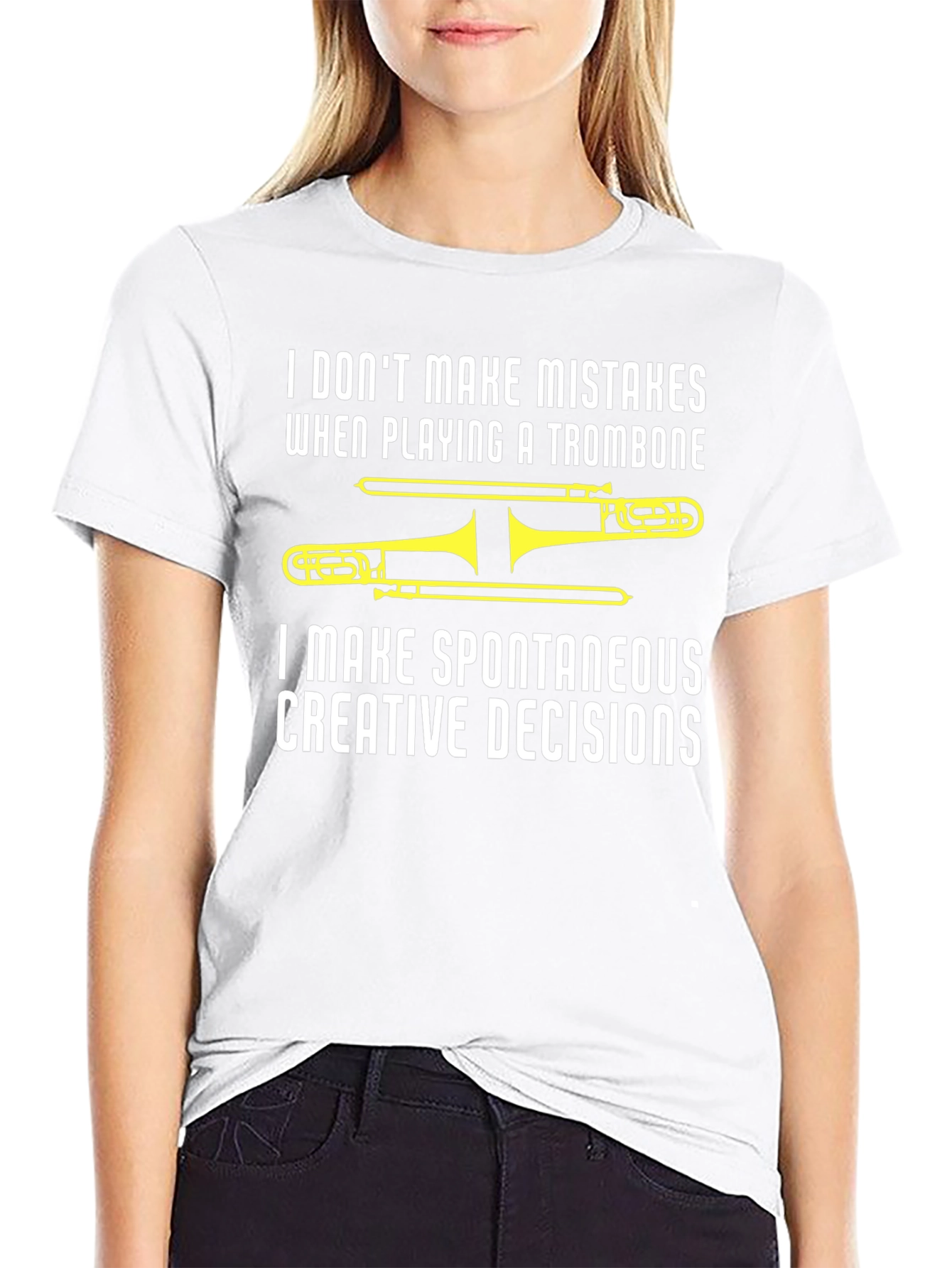 Trombone Player T-Shirt - Spontaneous Creative Decisions