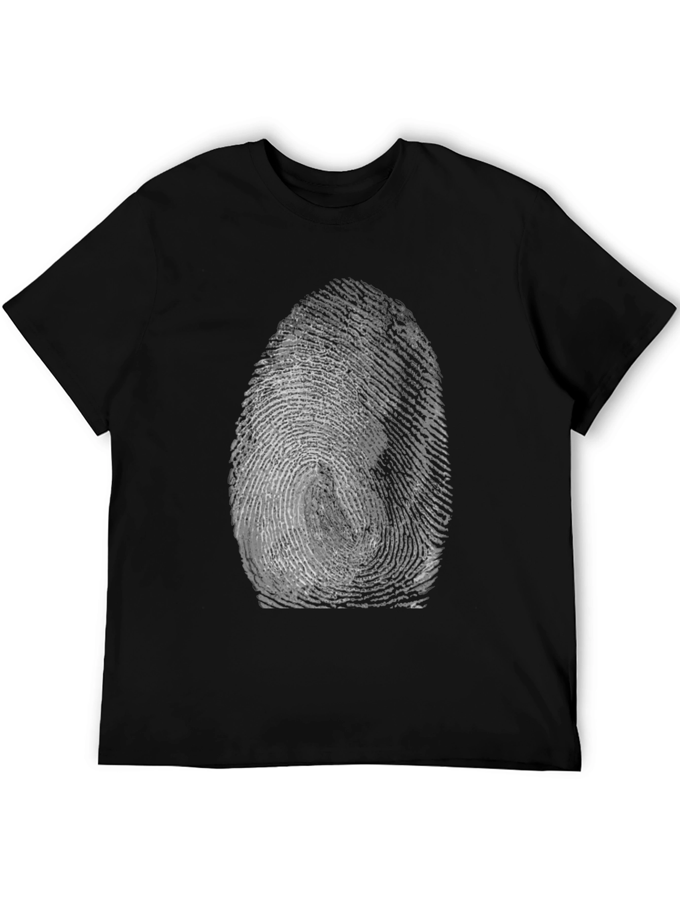 Fingerprint Graphic Tee - Unique Design