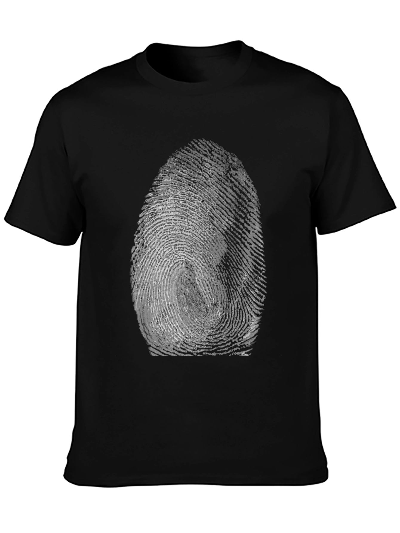 Fingerprint Graphic Tee - Unique Design