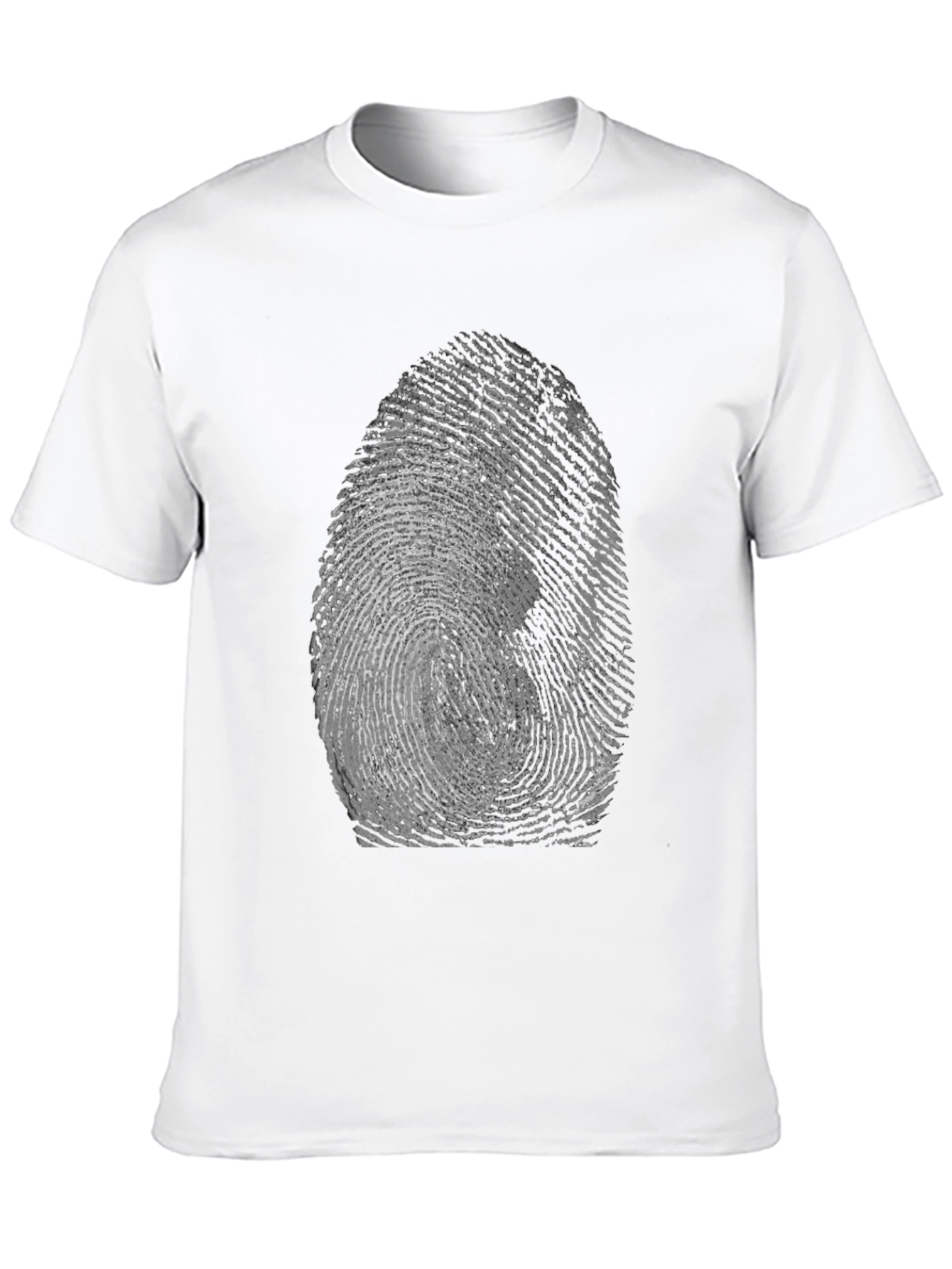 Fingerprint Graphic Tee - Unique Design