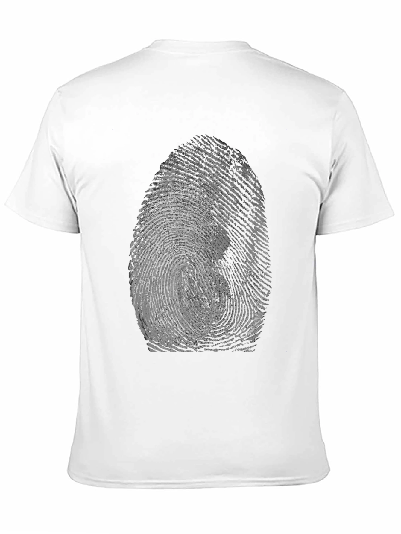 Fingerprint Graphic Tee - Unique Design