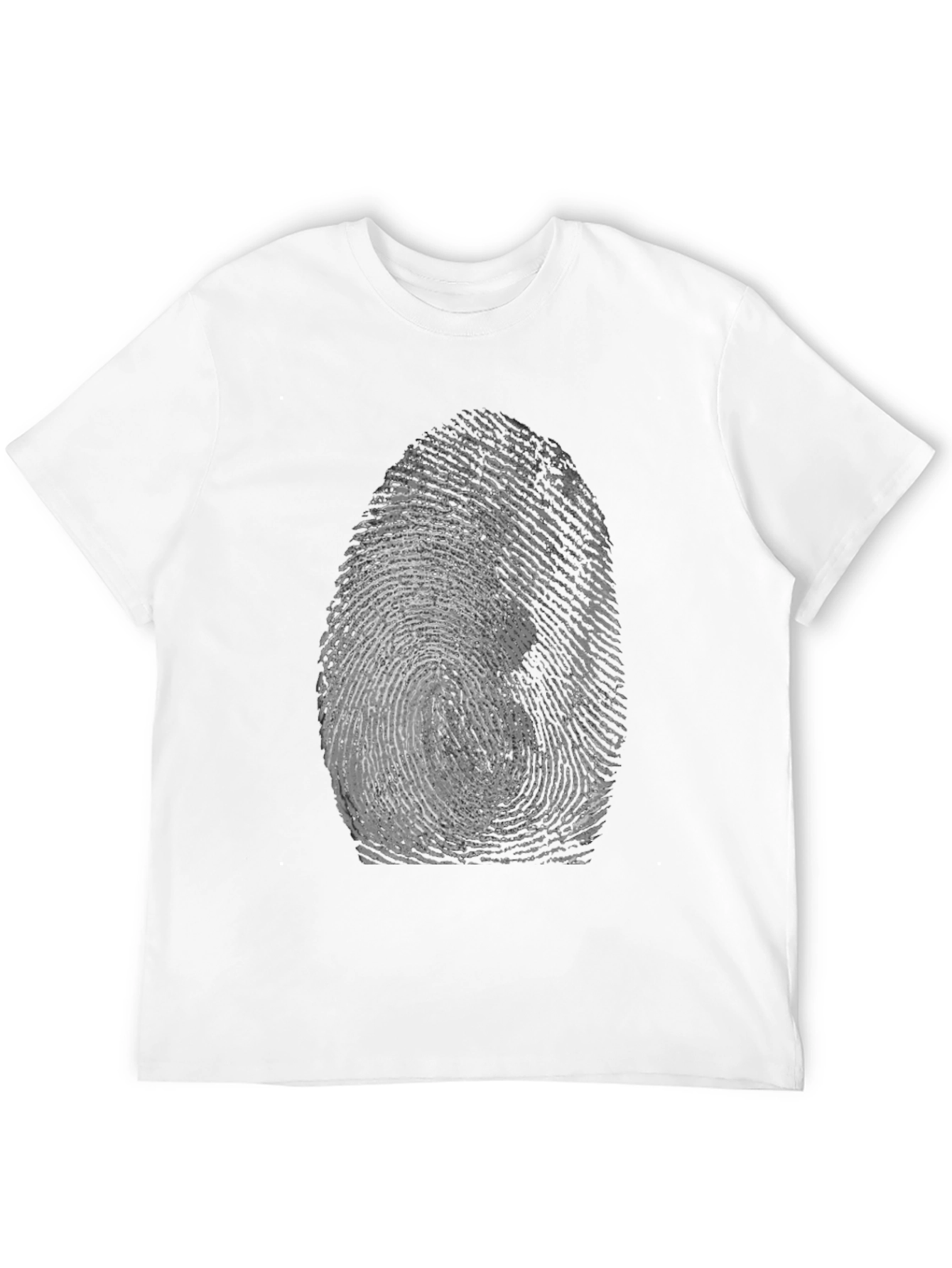 Fingerprint Graphic Tee - Unique Design