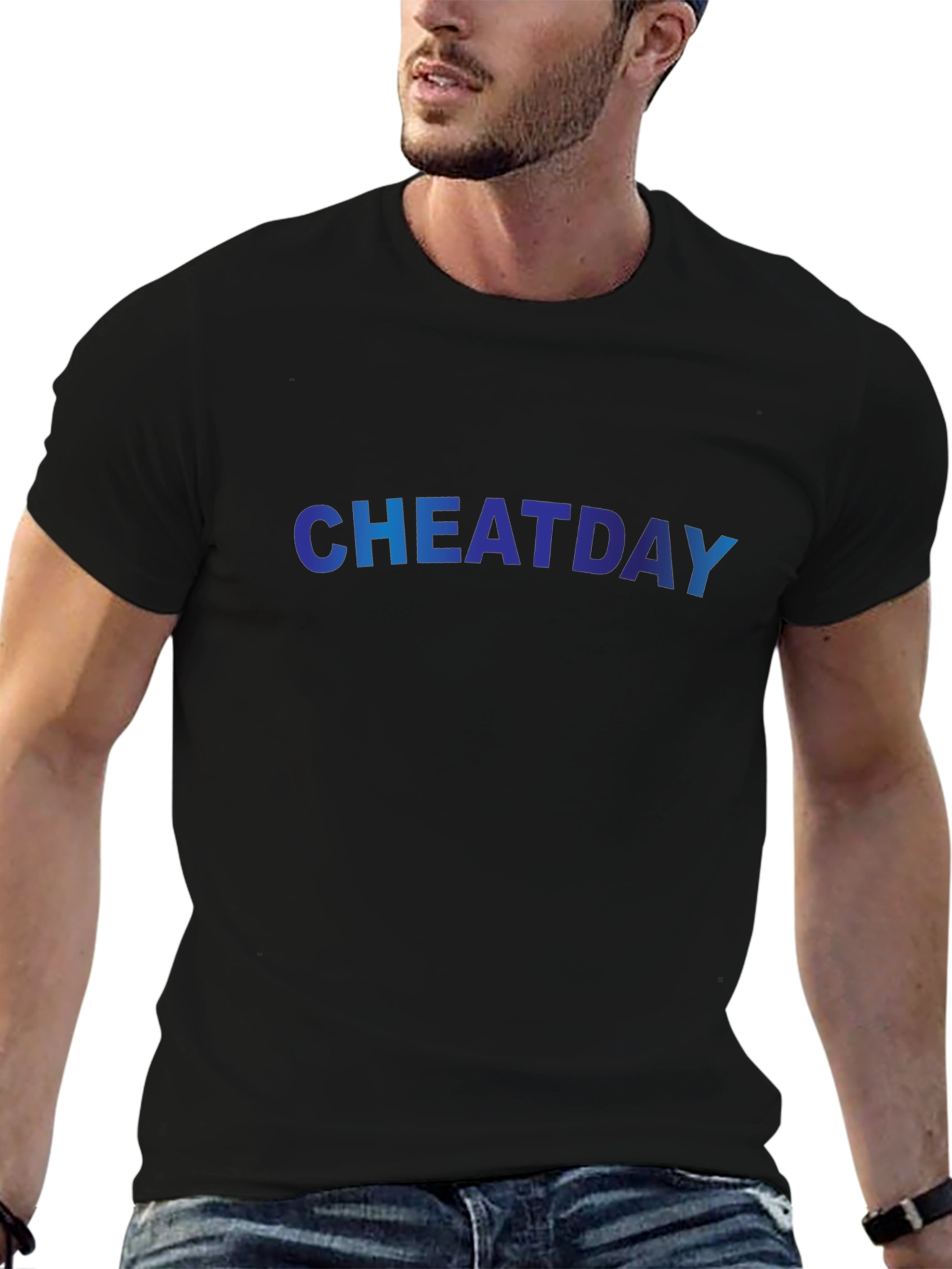 Cheatday Mens Black T-Shirt