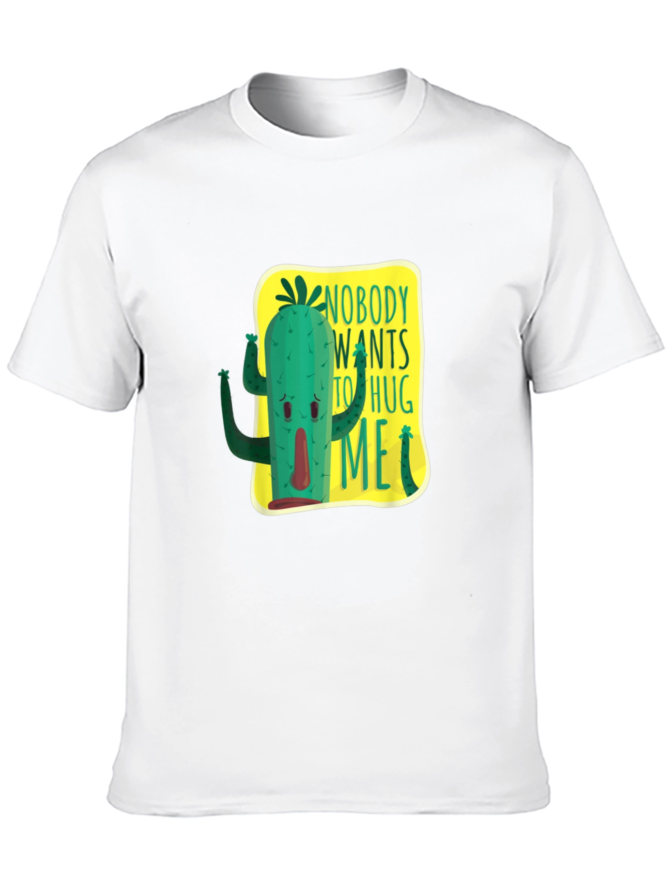 Nobody Wants To Hug Me Cactus Graphic Tee