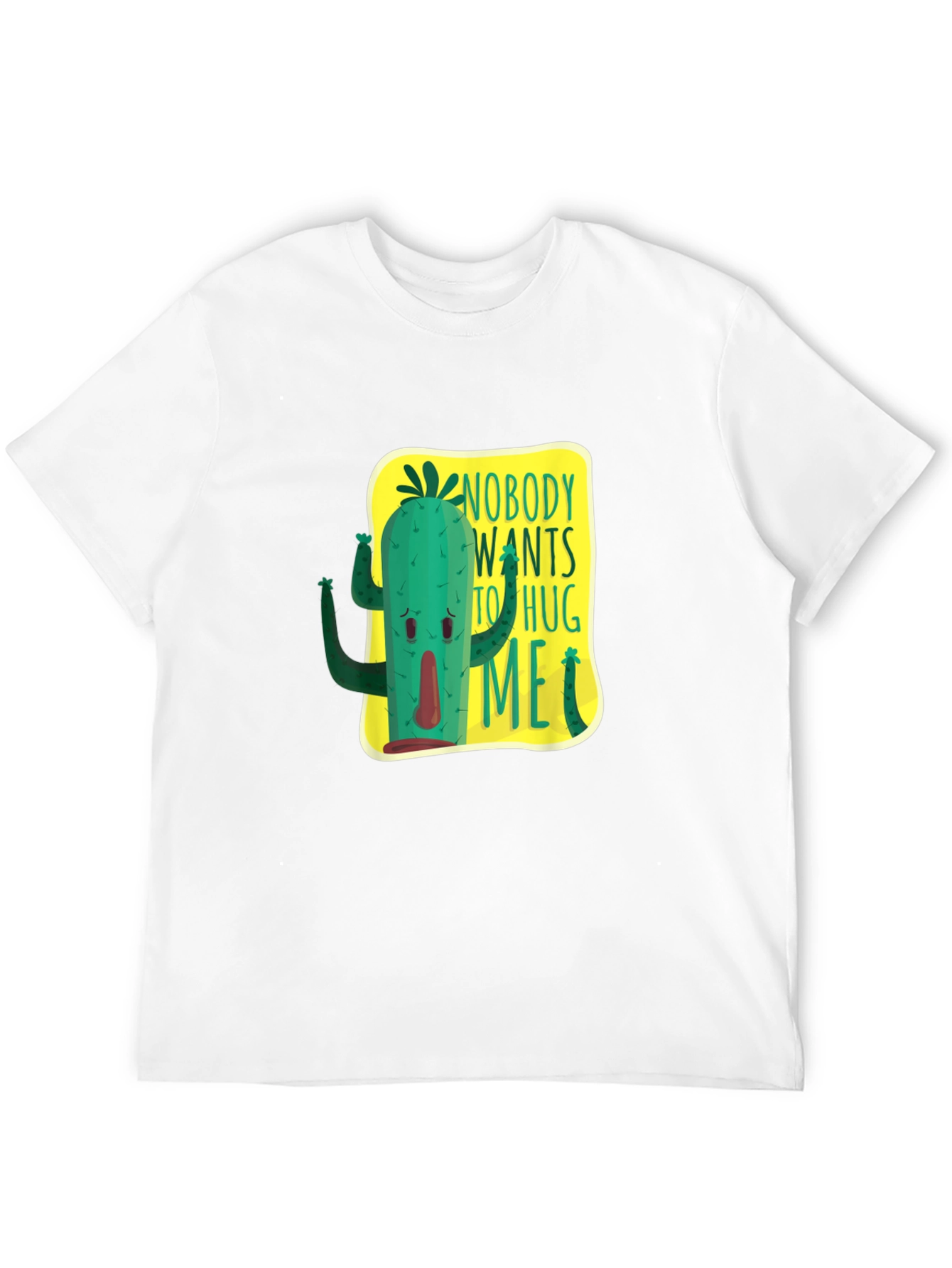 Nobody Wants To Hug Me Cactus Graphic Tee