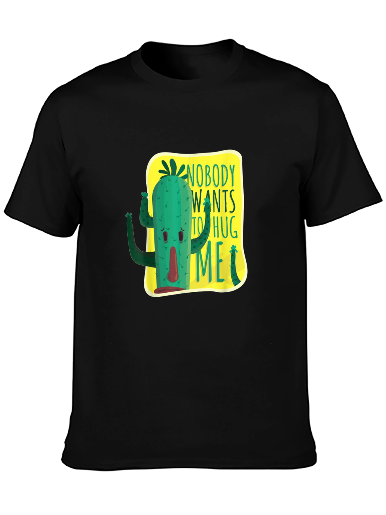 Nobody Wants To Hug Me Cactus Graphic Tee
