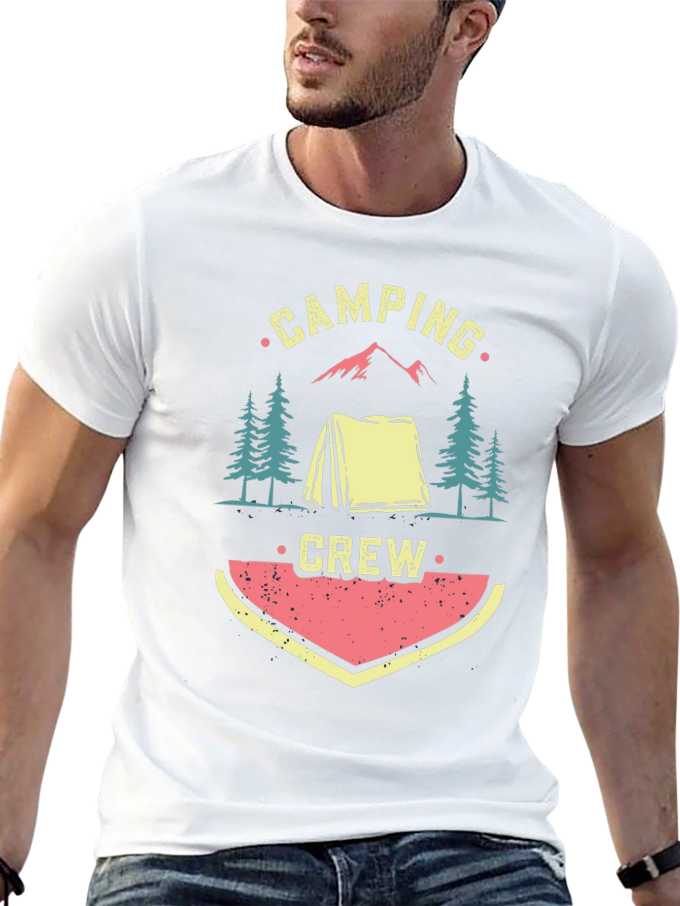 Camping Crew Graphic Tee - Adventure Awaits!
