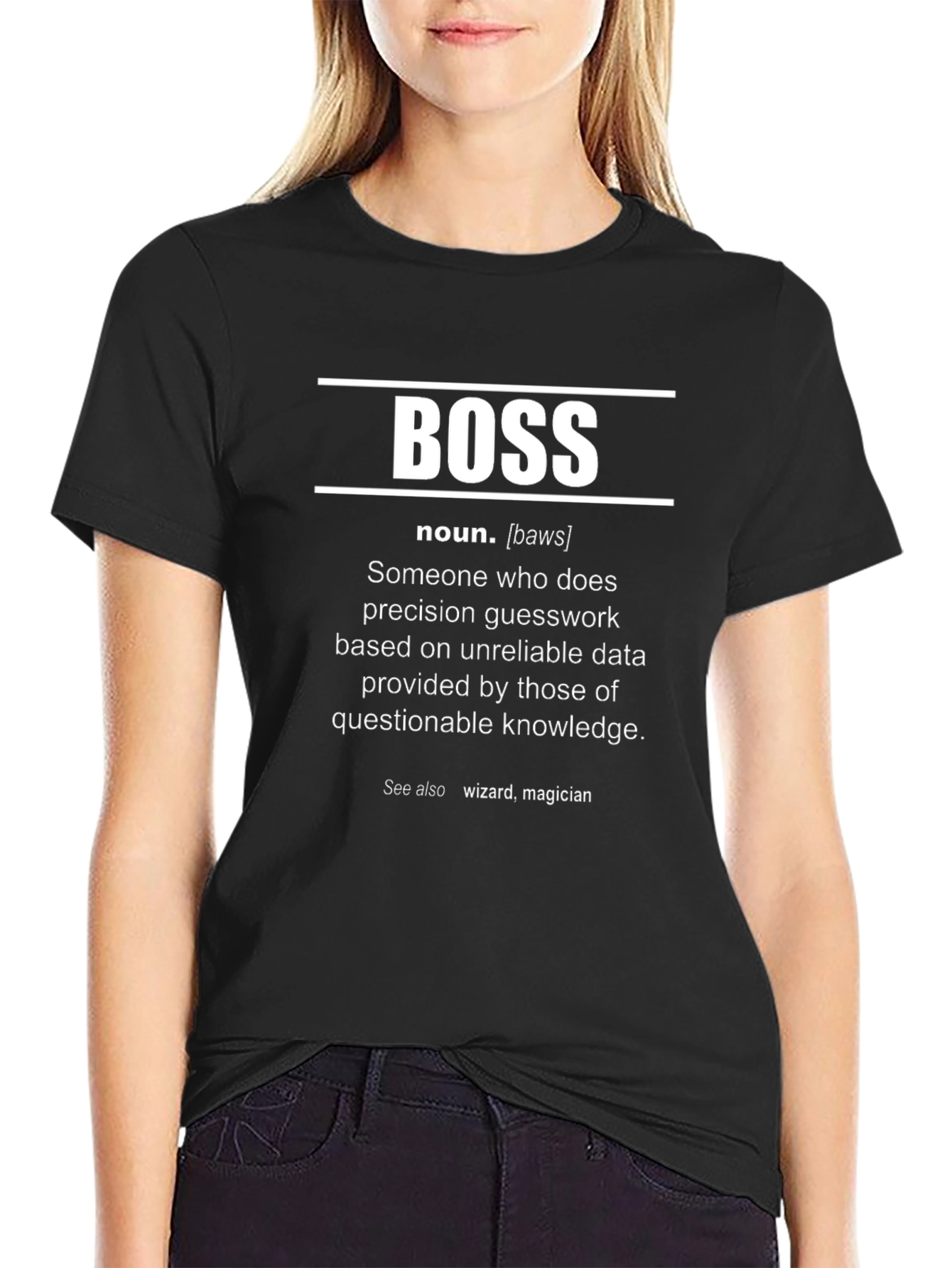 Funny Boss Definition T-Shirt - Wizard Magician