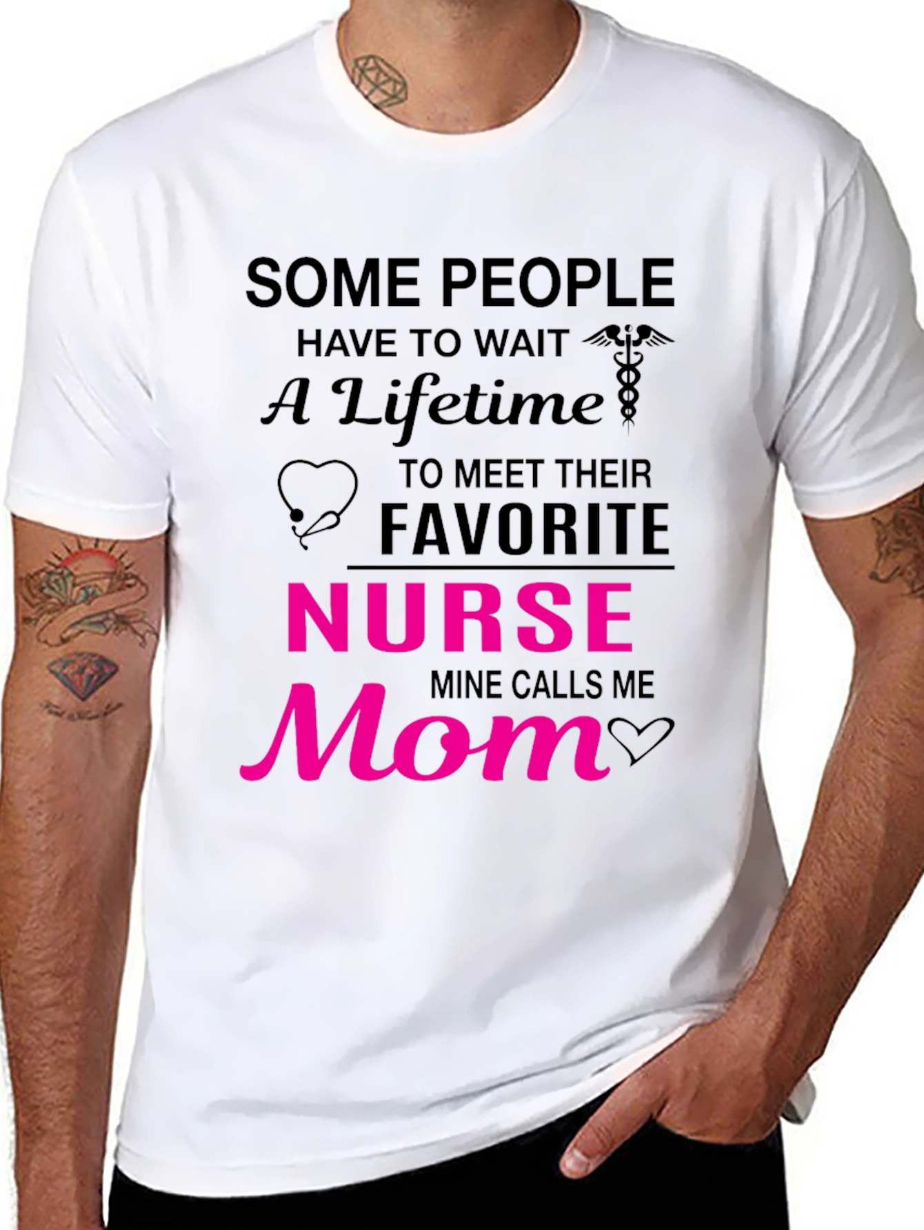 Nurse Mom T-Shirt - Gift for Nurses Mom