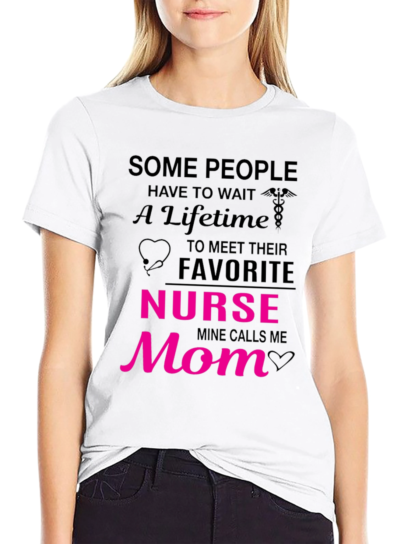 Nurse Mom T-Shirt - Gift for Nurses Mom