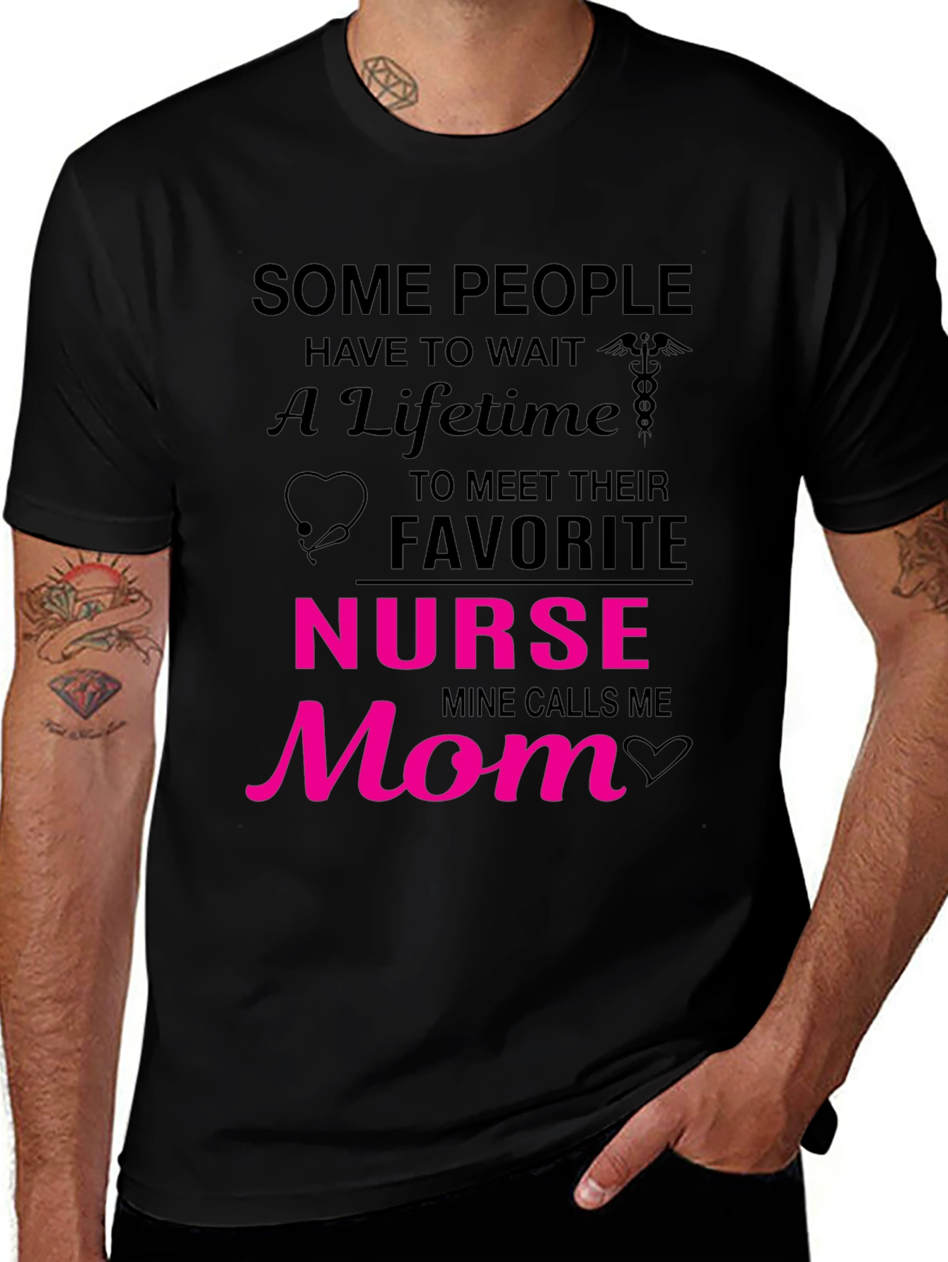Nurse Mom T-Shirt - Gift for Nurses Mom