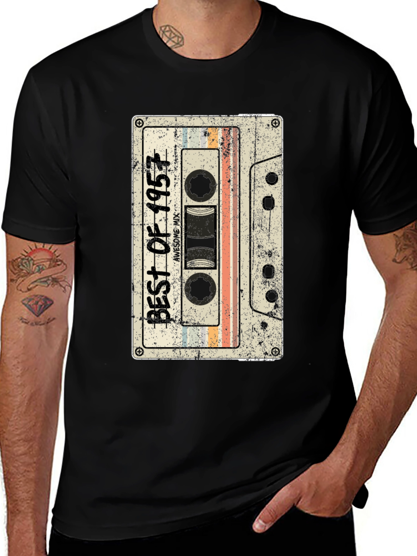 Retro Cassette Tape Best of 1957 T-Shirt