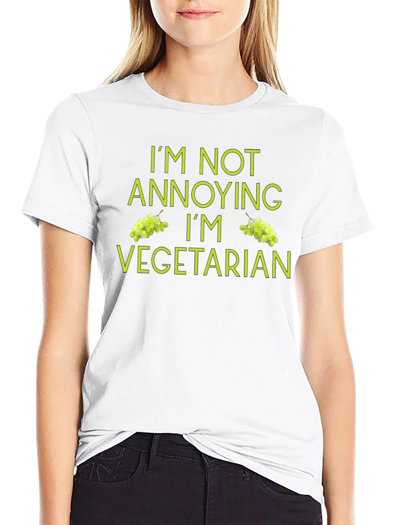 Vegetarian Humor T-Shirt - Im Not Annoying!