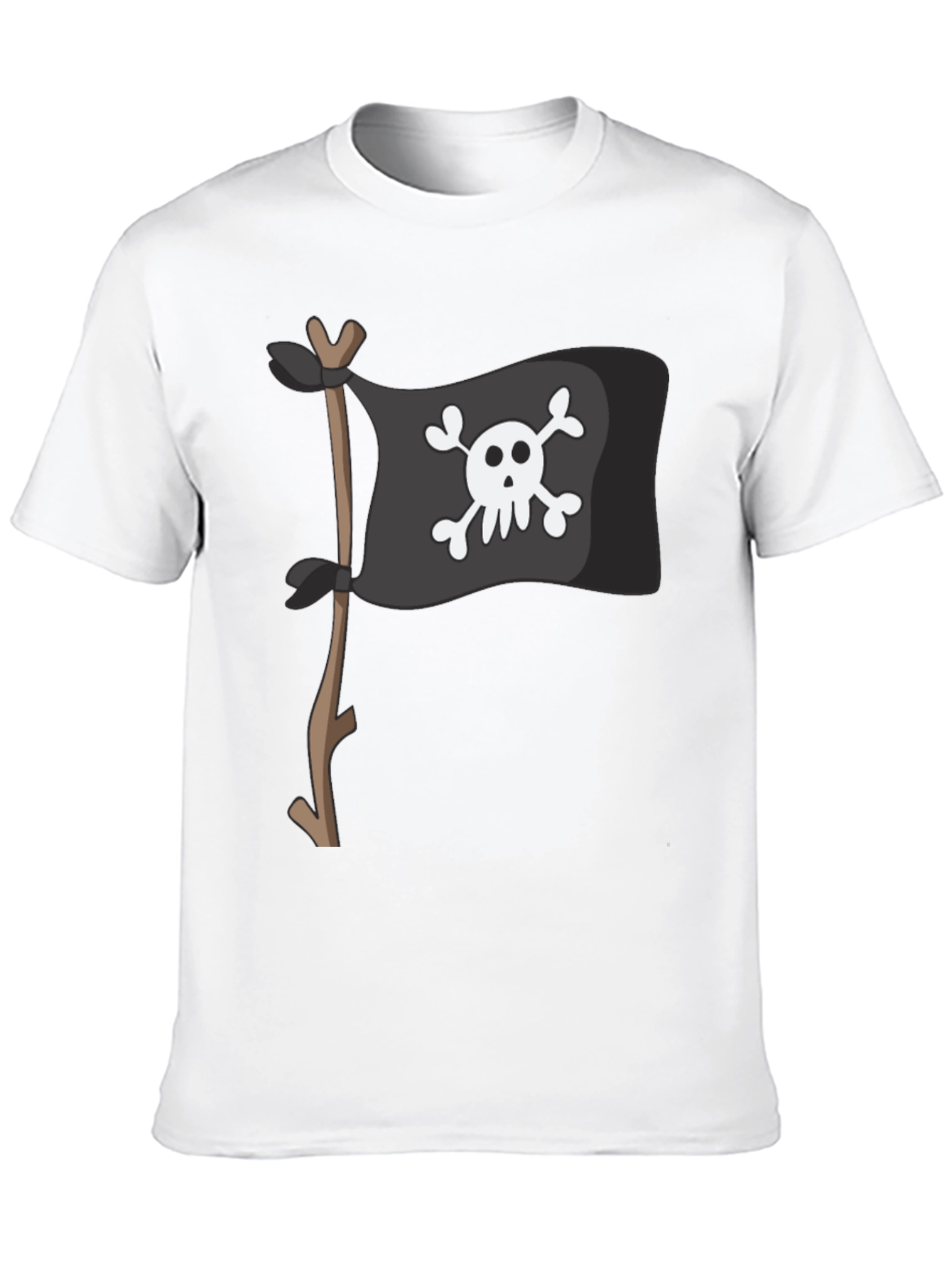 Pirate Flag Graphic T-Shirt - Skull & Crossbones