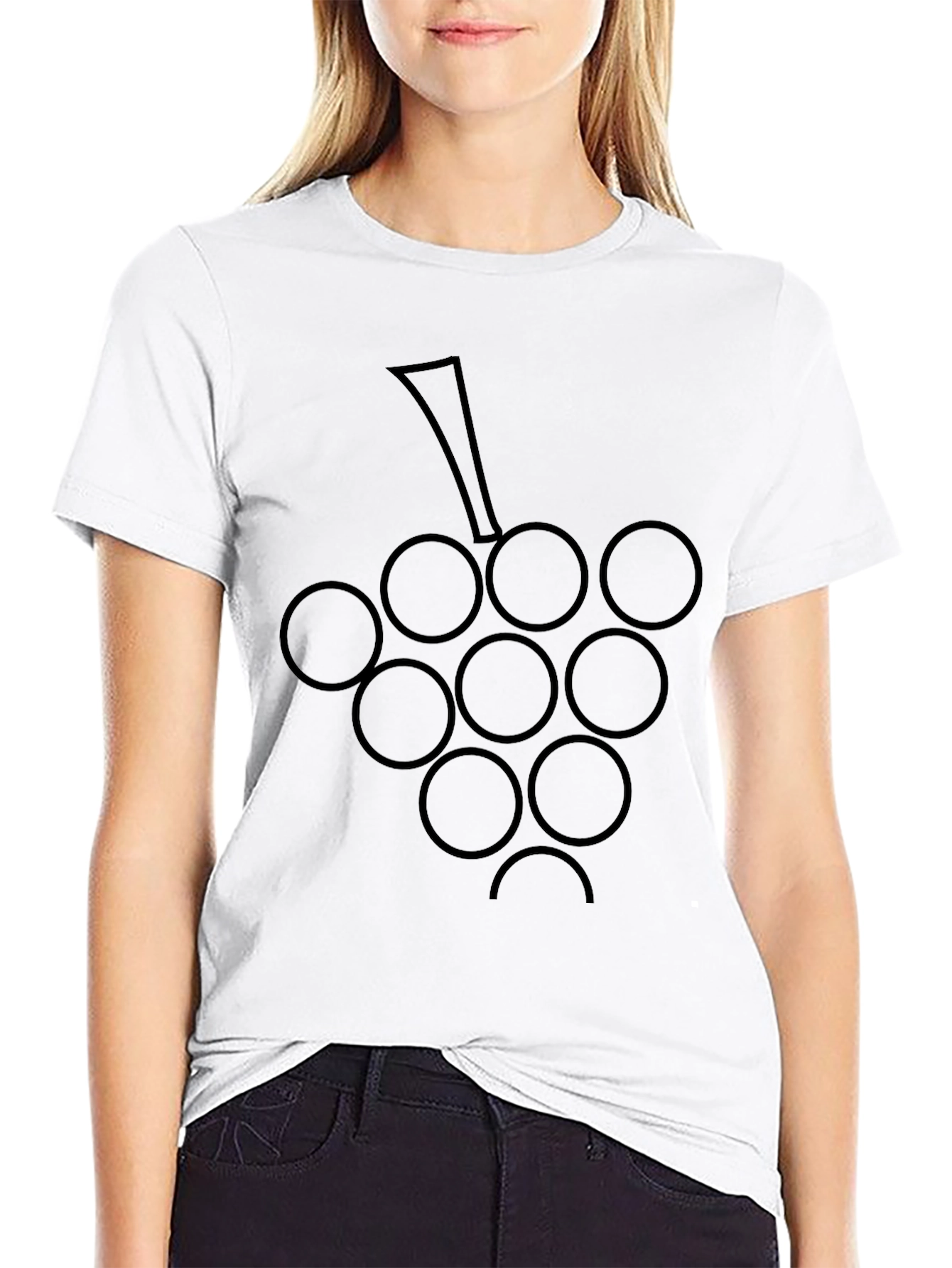 Grapes Graphic Tee - Black T-Shirt
