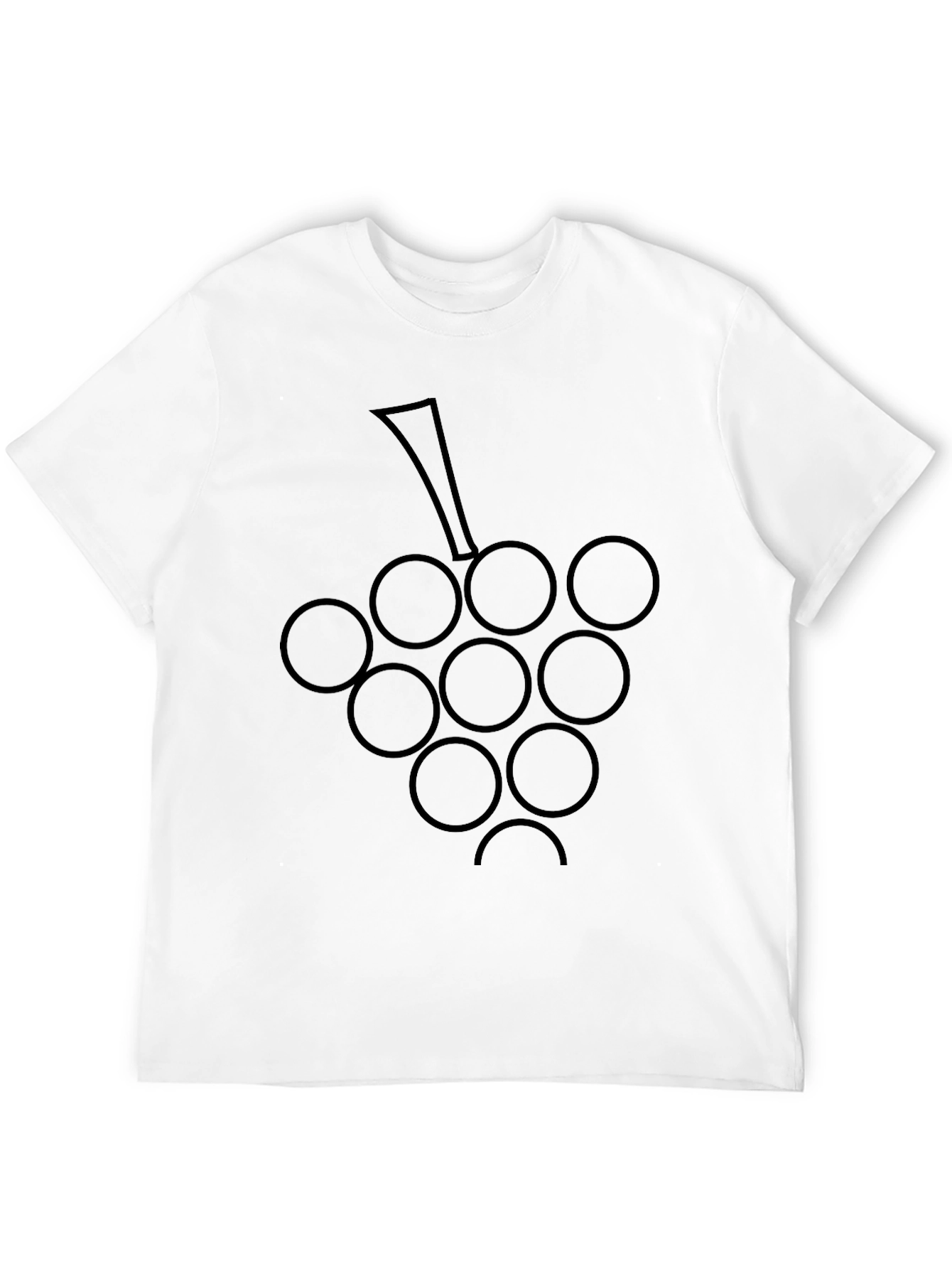 Grapes Graphic Tee - Black T-Shirt