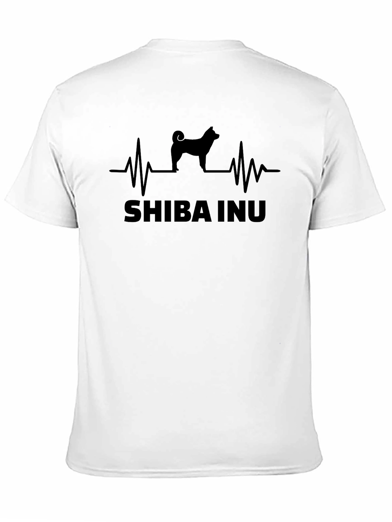 Shiba Inu Heartbeat T-Shirt - Dog Lover Tee