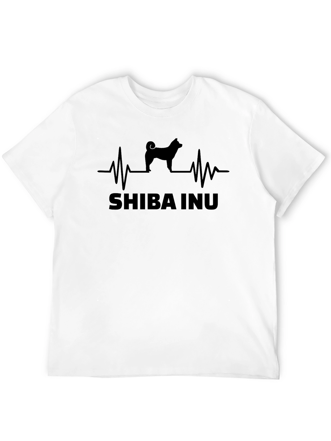 Shiba Inu Heartbeat T-Shirt - Dog Lover Tee