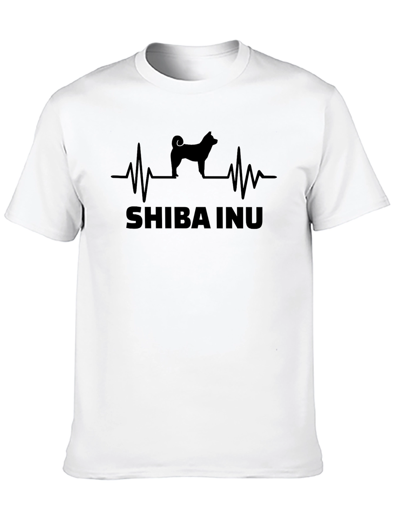 Shiba Inu Heartbeat T-Shirt - Dog Lover Tee